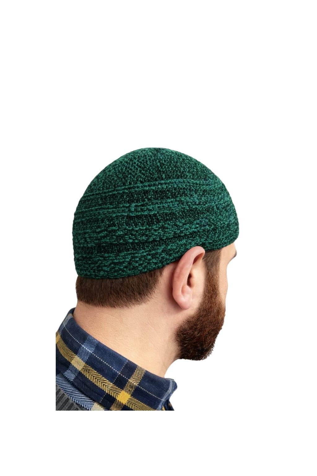 2X Velvet Men Skull Cap Islamic Prayer Hat Topi Kufi Head Wear