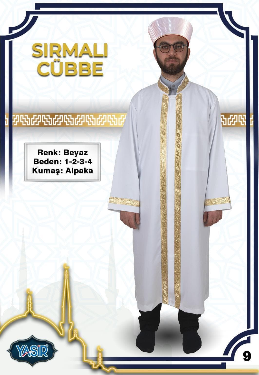 New Men's Bisht Cloak Arab Dress Thobe Islam Robe for Imam, Eid & Wedding - image 3
