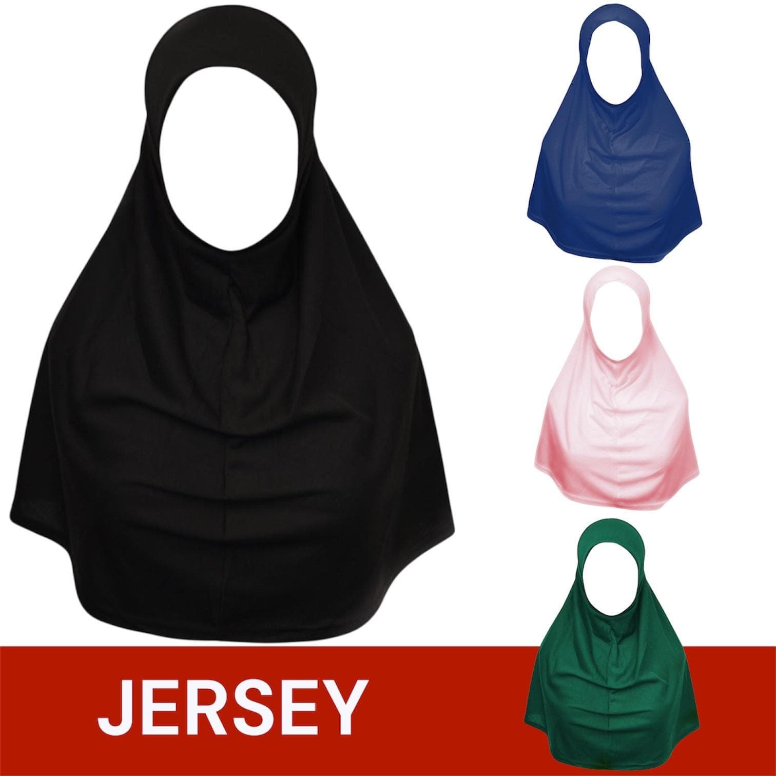 Pull on Hijab Instant 1Pc Turlu Cotton Yusra Amira School Madrasah Plain Turkish