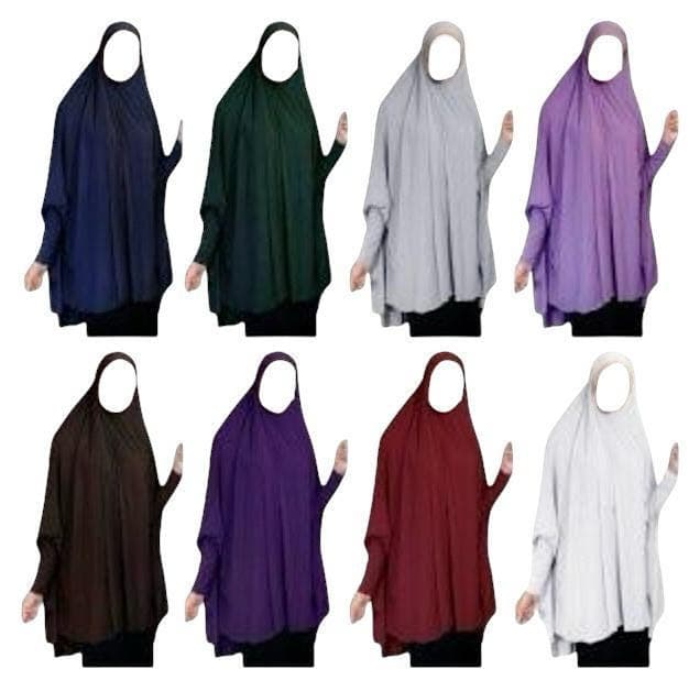 Pull on Instant Ladies Lycra hijab Niqab (Mask) include Face Veil breathable - image 5