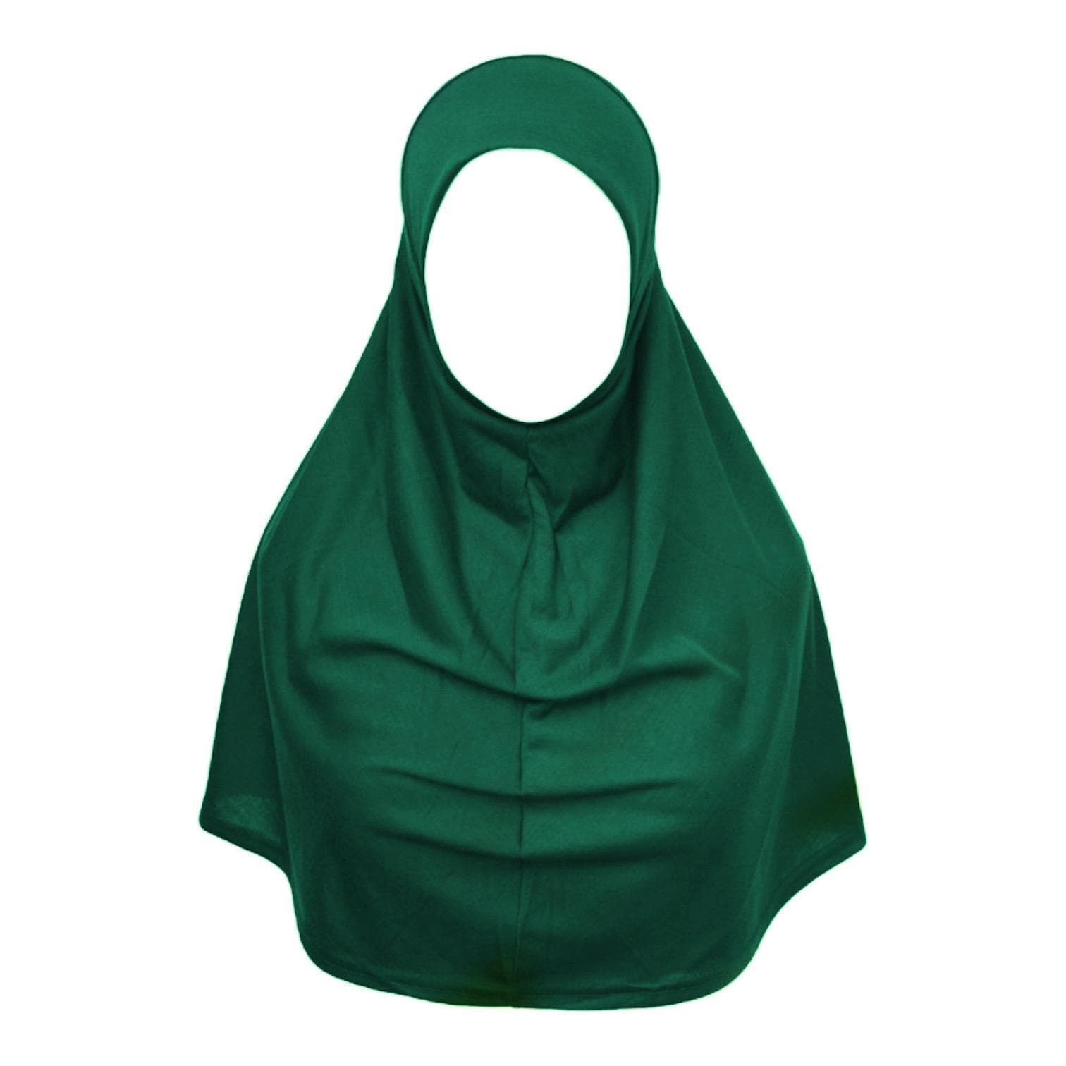Pull on Hijab Instant 1Pc Turlu Cotton Yusra Amira School Madrasah Plain Turkish - image 4