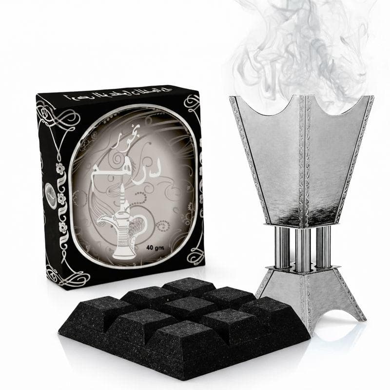 2 Pieces Arabian Bakhoor Incense by Al Zafaaran Bukhoor Home Fragrance , 40grm