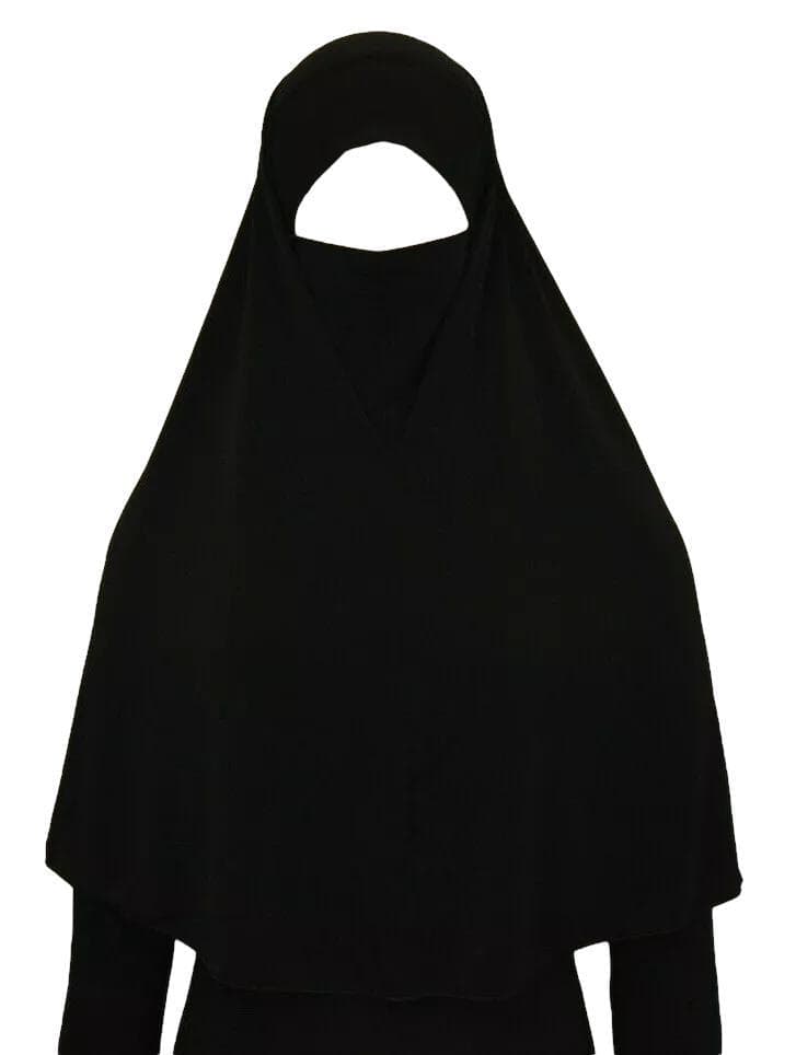 Pull on Instant Ladies Lycra hijab Niqab (Mask) include Face Veil breathable - image 4
