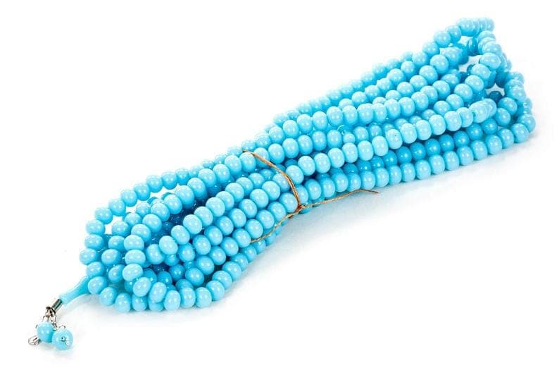 Set of 2 Metallic Plastic Tasbeeh Prayer Beads - Islamic Gift - image 5