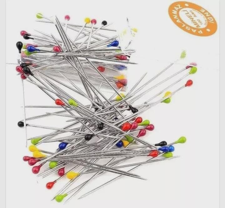 2 boxes (200 Scarf Pins) 3cm long, For Shawl Hijab, Different colors - image 4
