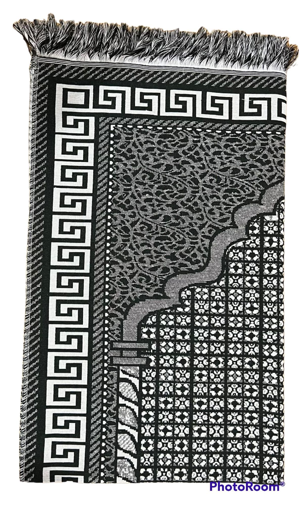 Quality Thin Prayer Mat, Rug, Janamaz, Salat Mat Bab Al Kaba Design for Adults - image 4