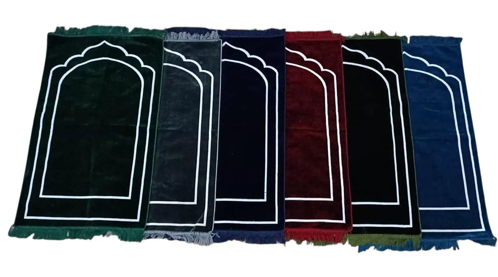 Quality Islamic plain prayer mat, rug, janamaz, Salat mat different colours RRP9 - image 5