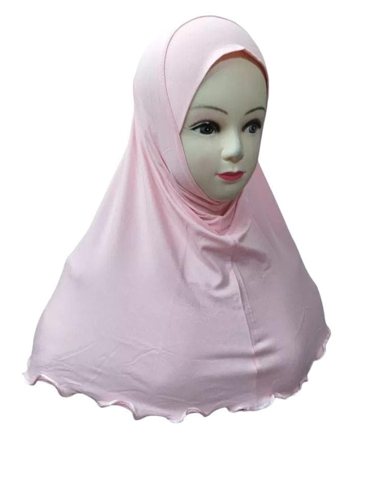 Pull on Instant 1Pc Quality Turkish Turlu Yusra Amira School Children Hijab - image 4