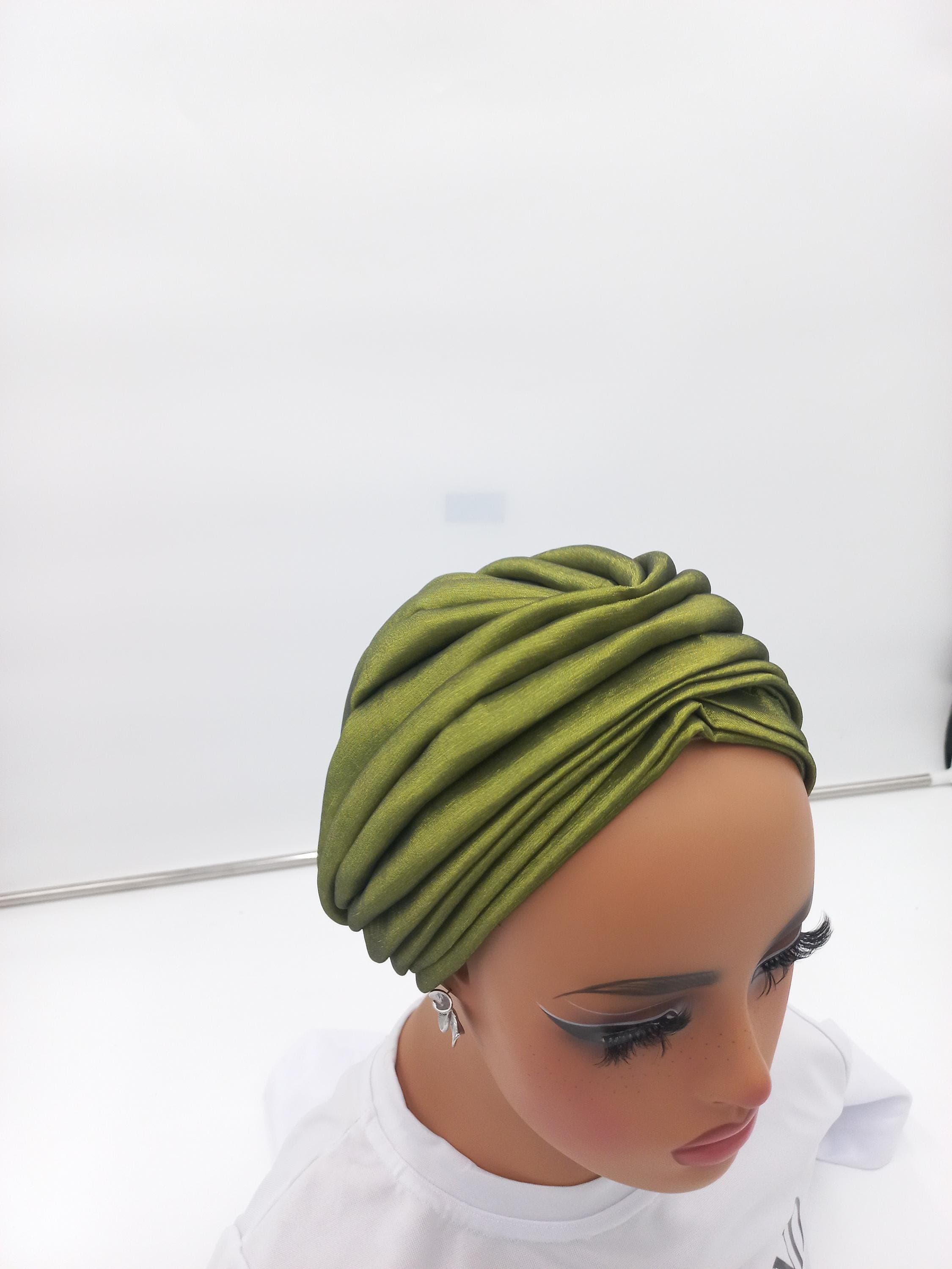 Elegant Pleated Turban Headwrap: Comfortable Chemo Headwear, Mother's day gift - image 3