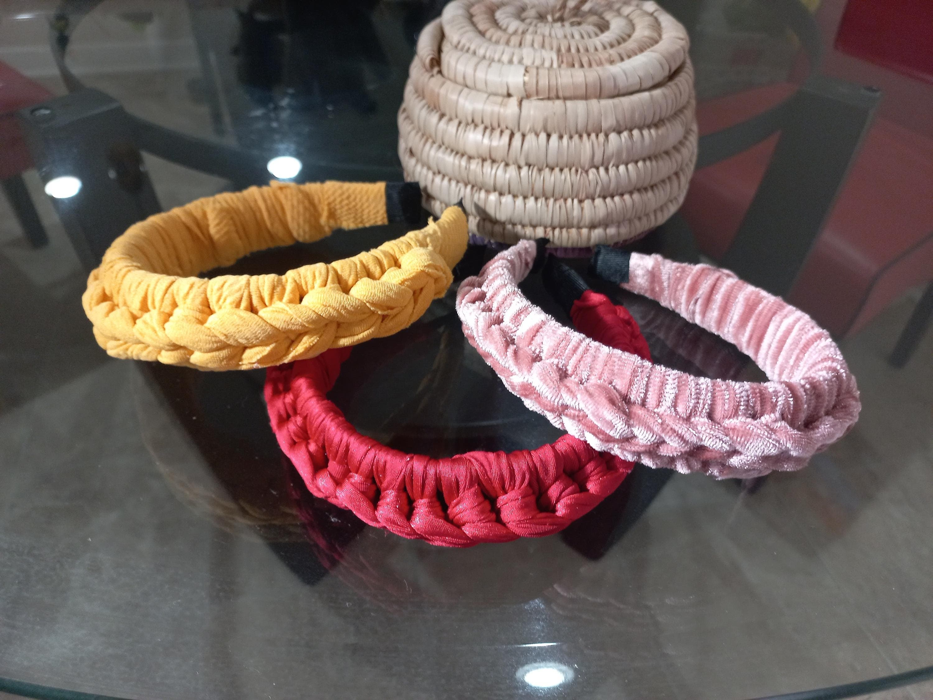 Boho Braided Headband, Chic Colorful Hair Accessory - image 5