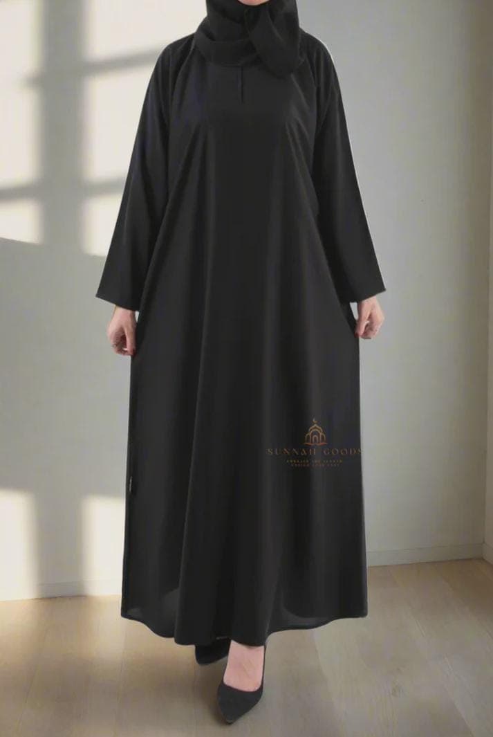 Luxury Black Abaya Collection – With Free Chiffon Hijab - image 3