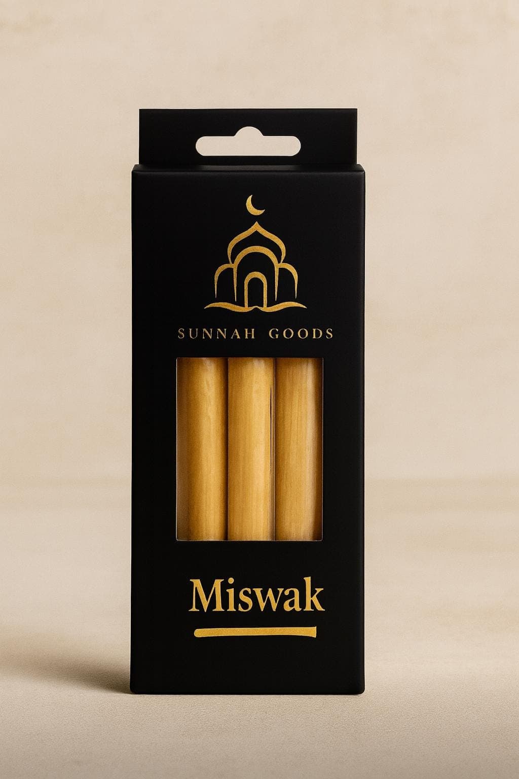 Sunnah Goods Miswak Box – 2 Fresh Miswaks + Holder