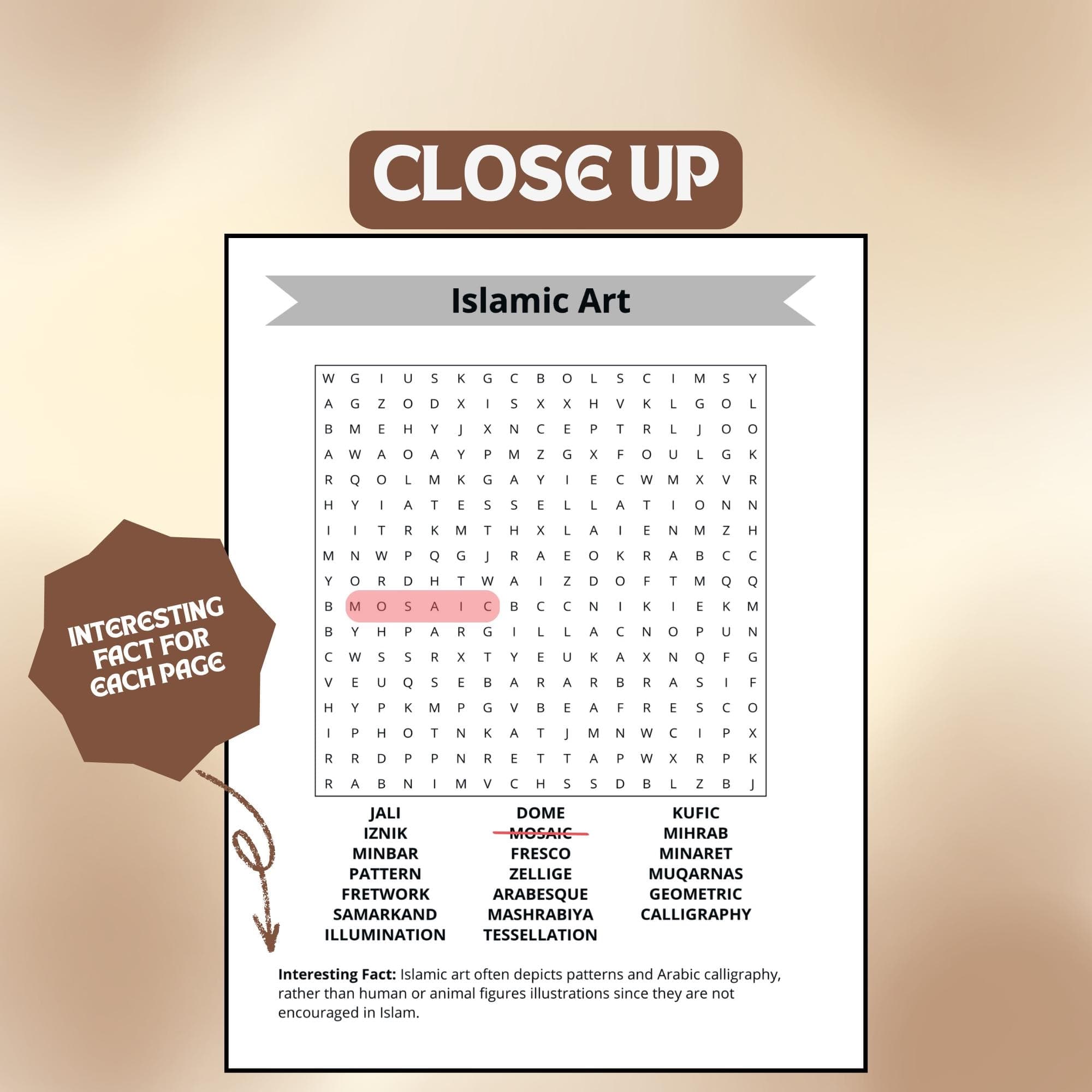 Islamic Word Search Bundle 4, Ramadan Activity, Islamic Printable, Islamic Game, Printable PDF, Digital Download. - image 5
