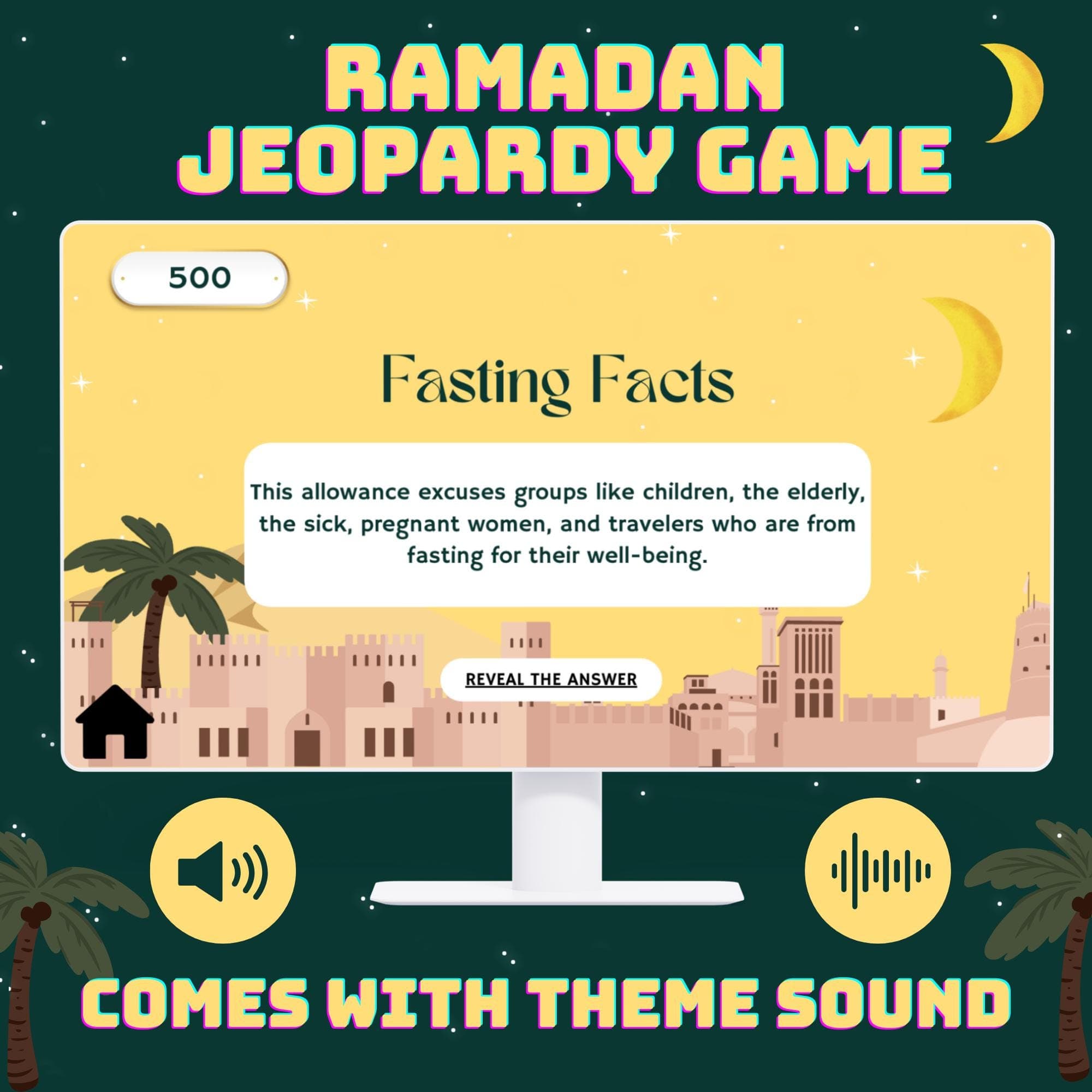 Ramadan Jeopardy PowerPoint Game: Islamic Trivia (Digital Download) - image 5