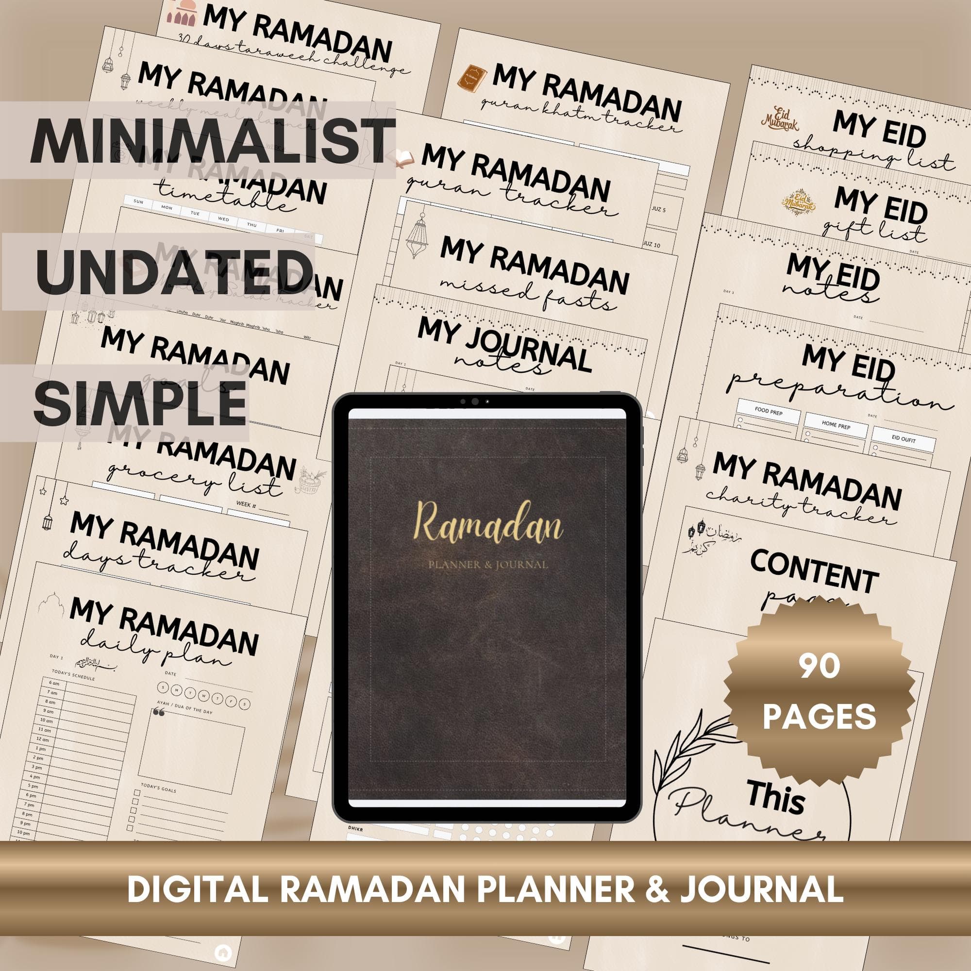 Digital Ramadan Planner, Ramadan Planner 2026, Ramadan Journal, Quran Journal. - image 3