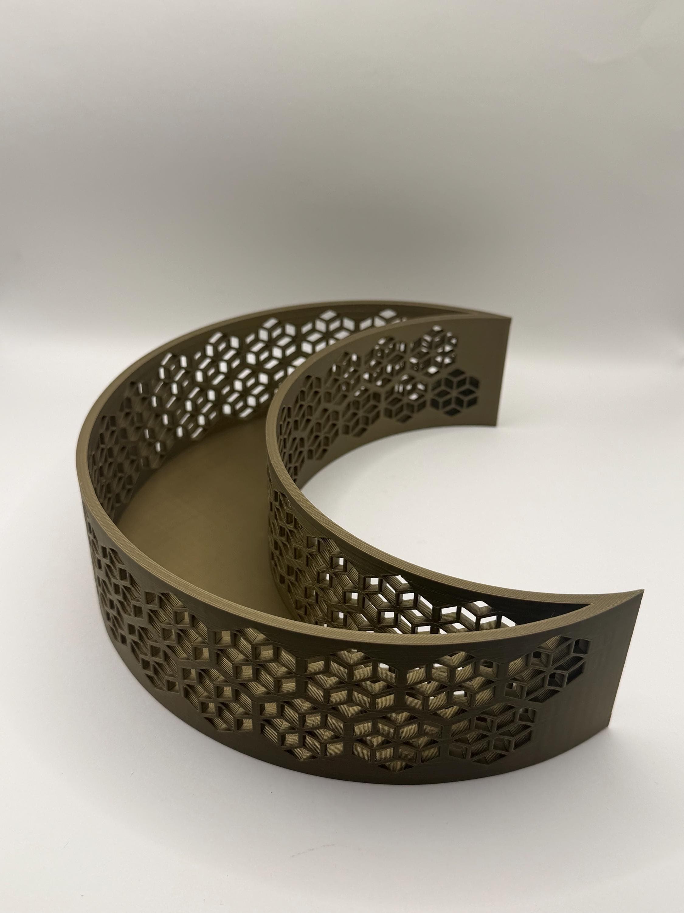 3D Printed Ramadan Moon and Star Tray, Islamic Eid Geometric Table Decor, Ramadan Mubarak Gift, Crescent Moon Dish, Iftar Party Centerpiece - image 5