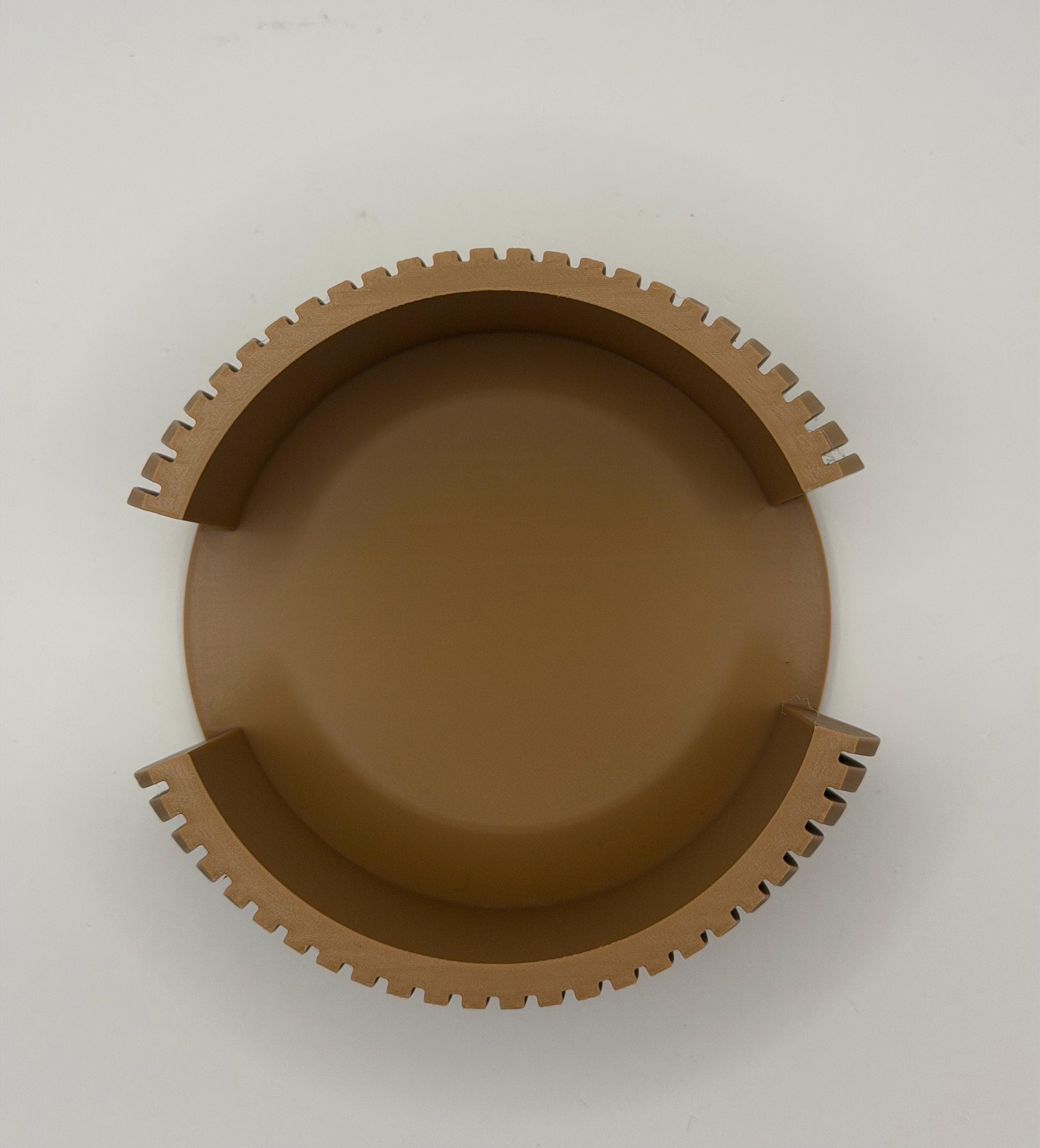 Modern Ribbed Wavy Coaster Set of 6 with Holder - 3D Printed Drink Coasters for Home Decor - Unique Housewarming Gift - Waveform Series - image 4