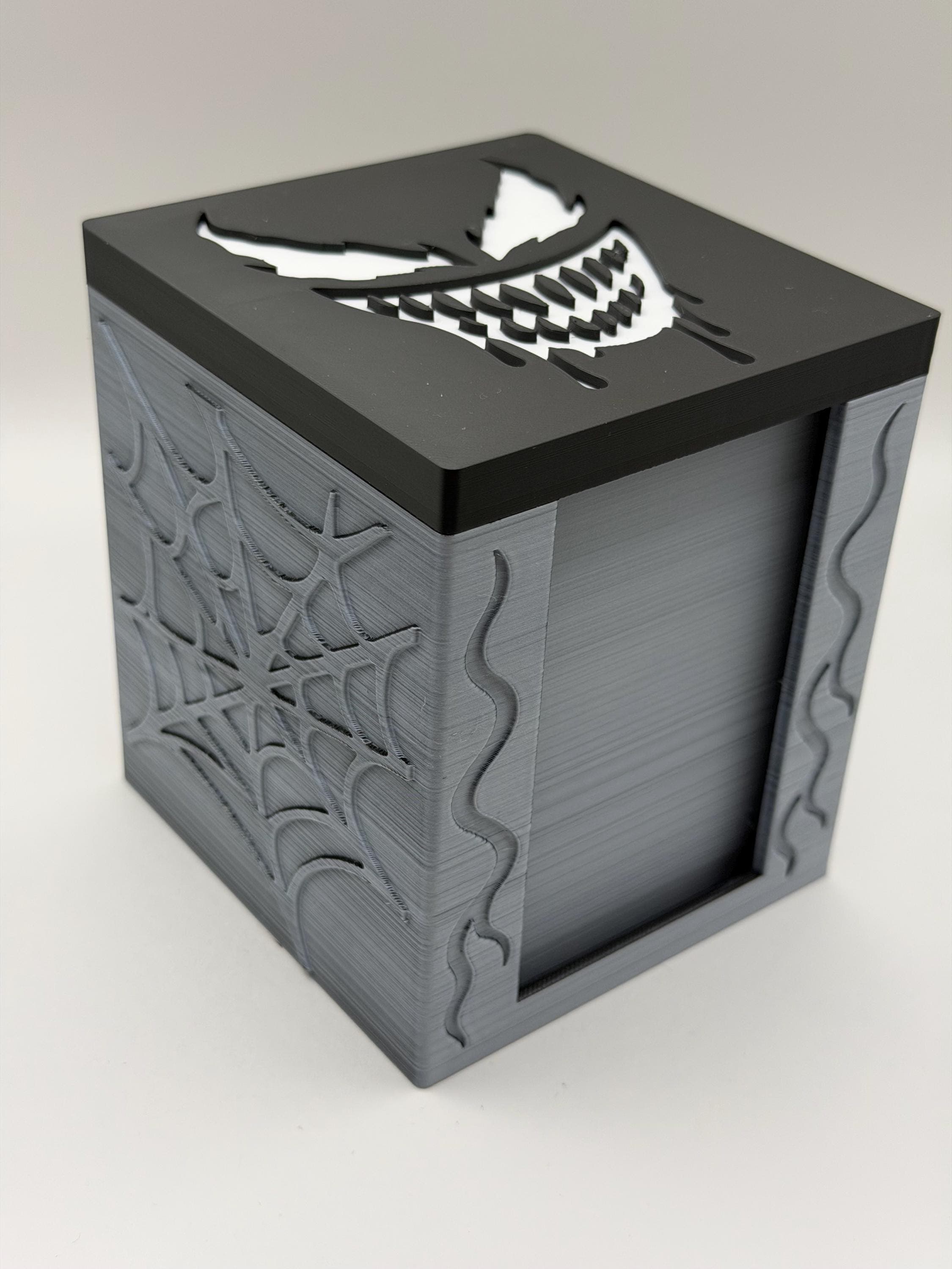 MTG EDH Deck Box | Symbiote Theme Deck Box Commander Showcase Display Slot with Toploader | Magnetic Top Fantasy Gaming Cards Organizer - image 4