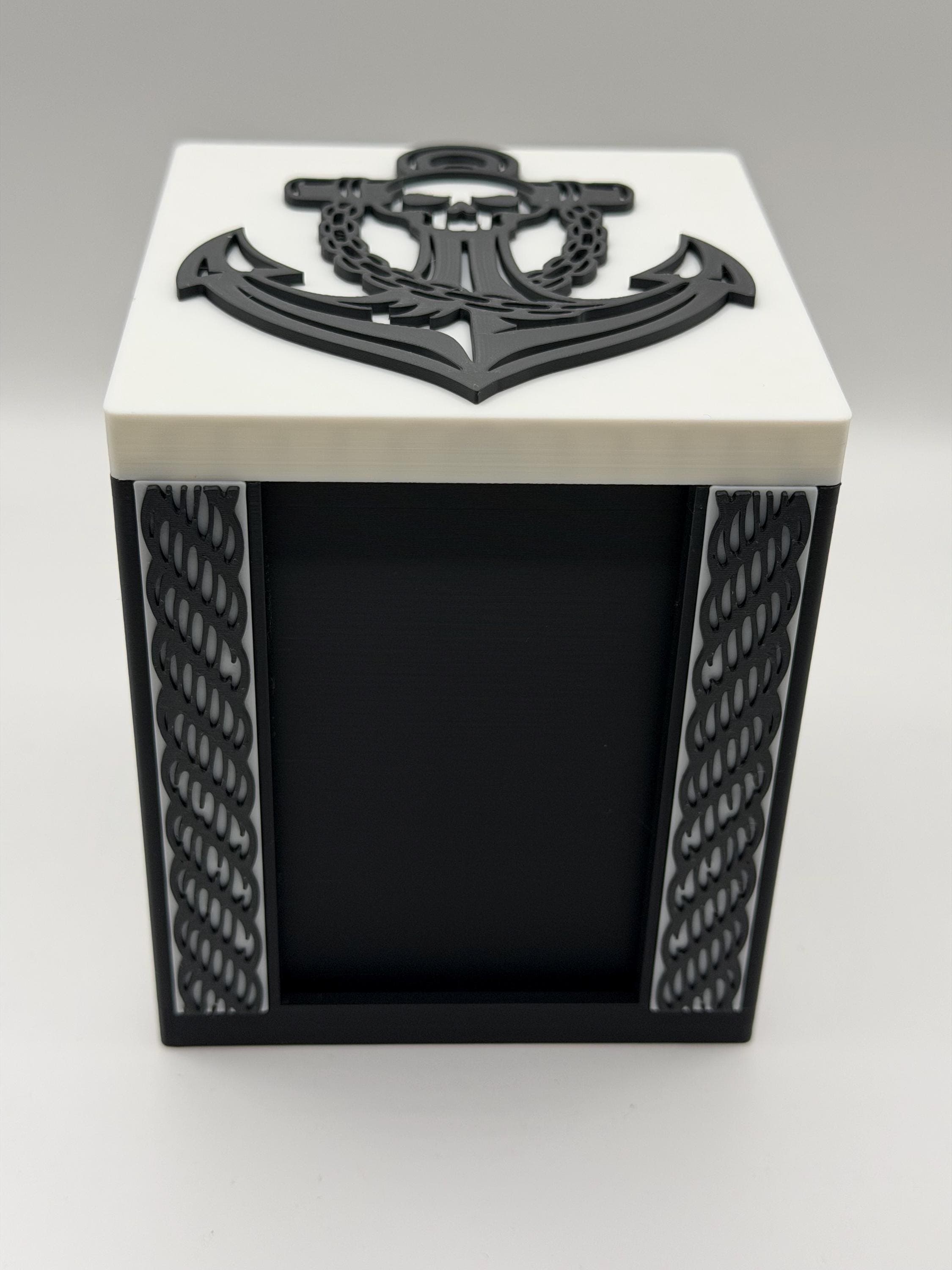 MTG EDH Deck Box | Pirate Theme Deck Box Commander Showcase Display Slot with Toploader | Magnetic Top Fantasy Gaming Cards Organizer - image 3