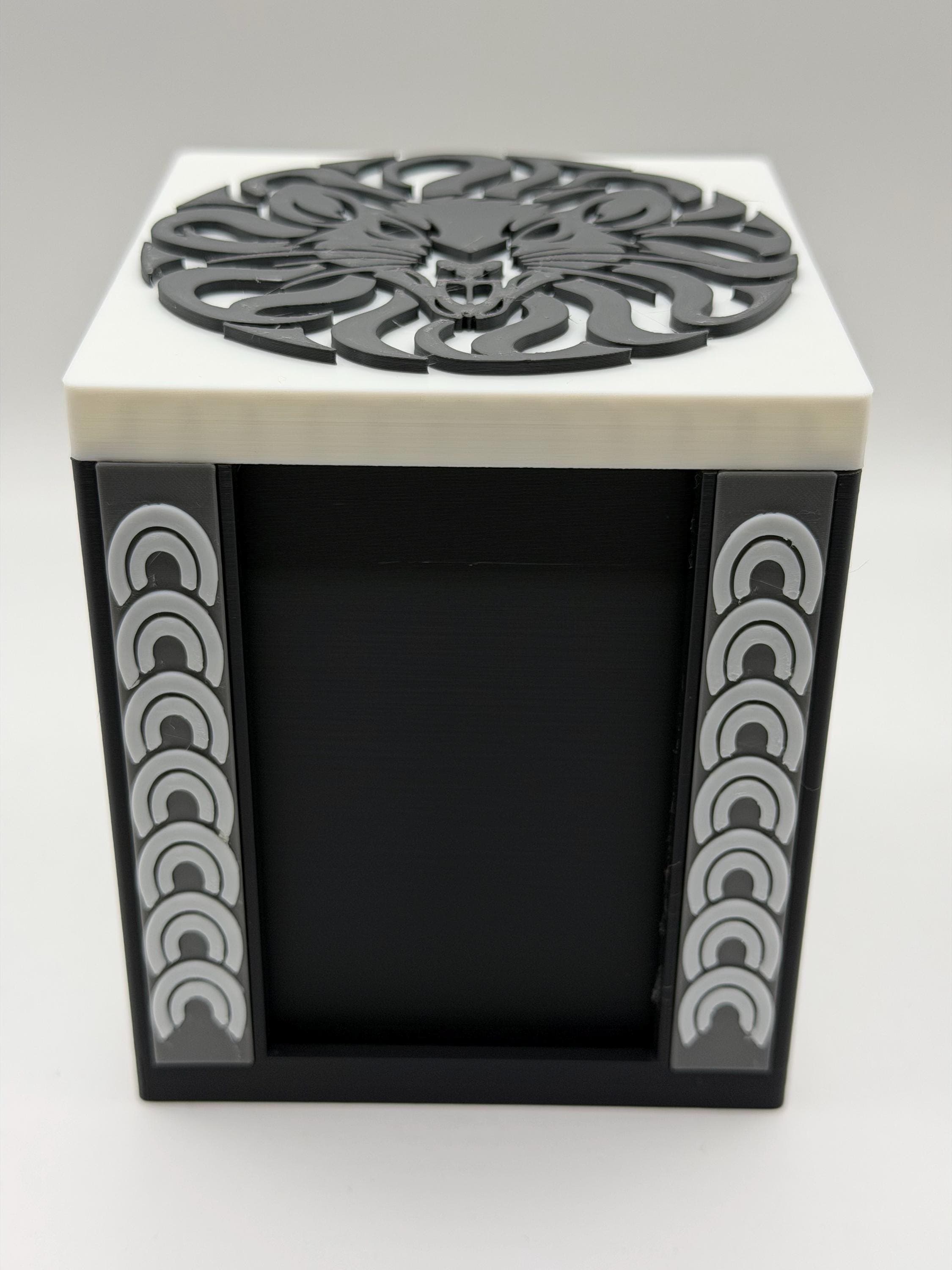 MTG EDH Deck Box | Rat Theme Deck Box Commander Showcase Display Slot with Toploader | Magnetic Top Fantasy Gaming Cards Organizer - image 3