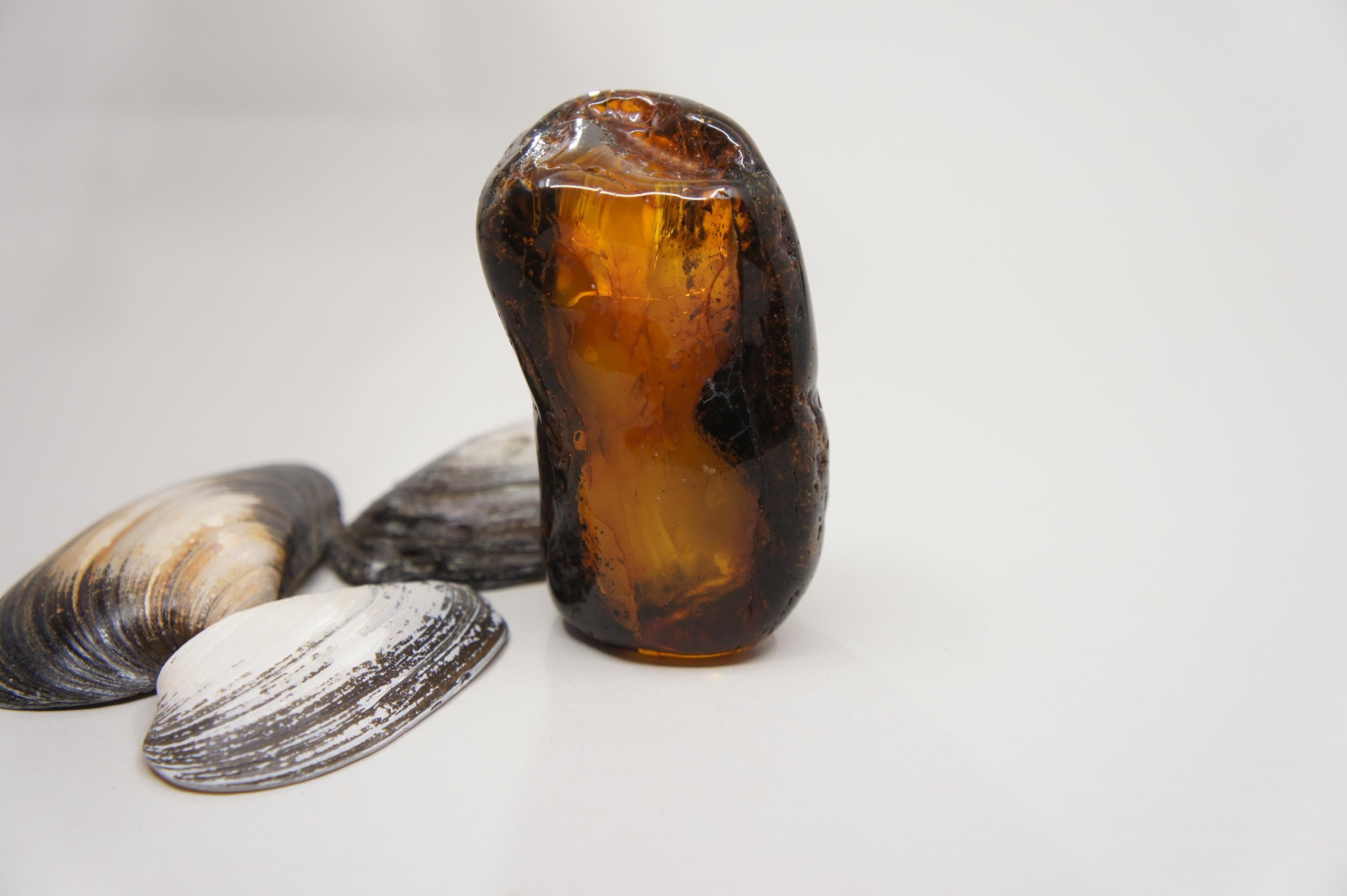 Natural Baltic Amber Stone, Rectangle Gem, Inclusion, Unique Amber Gift (89 g /3.13 oz), #1836 - image 4