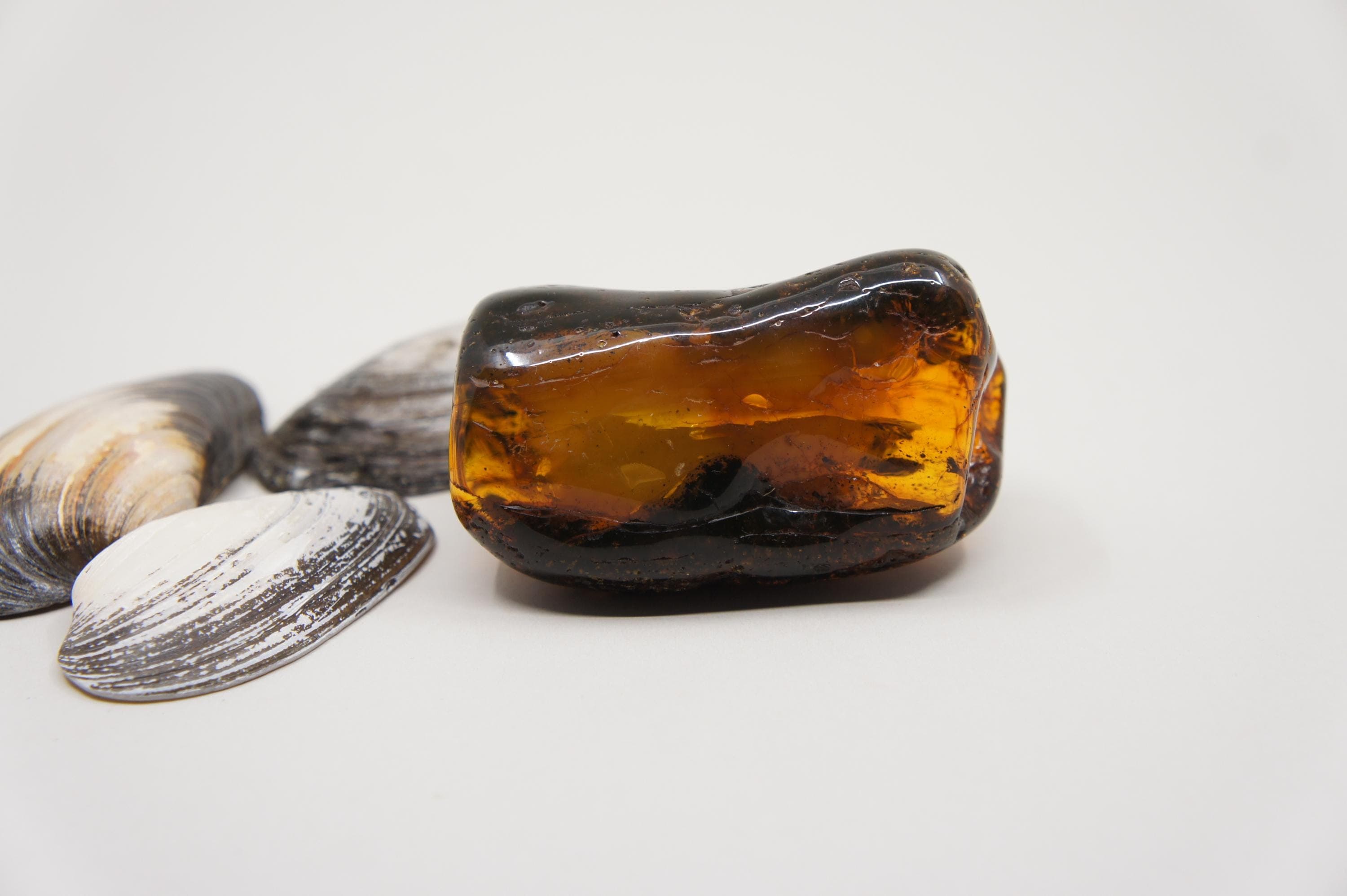 Natural Baltic Amber Stone, Rectangle Gem, Inclusion, Unique Amber Gift (89 g /3.13 oz), #1836 - image 3