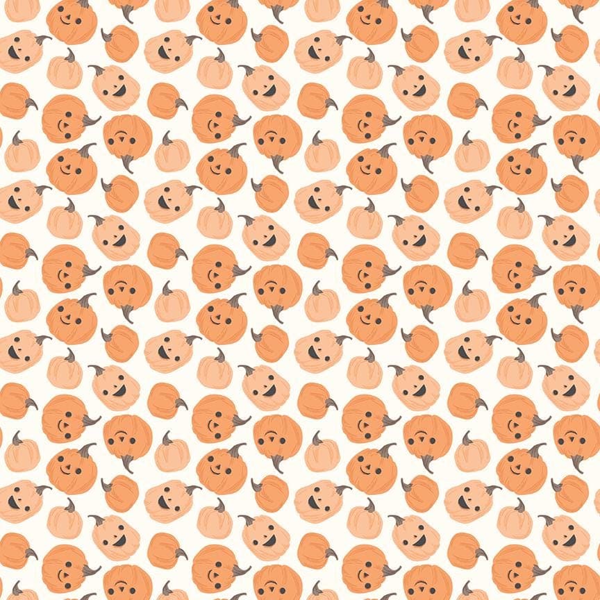 Grinning Pumpkins Cloud from Frank & Friends by My Minds Eye for Riley Blake Designs