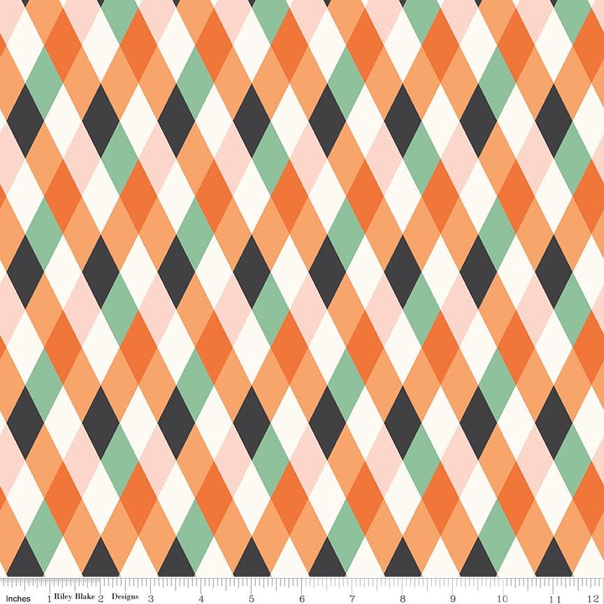 Harlequin Diamonds Multi from Frank & Friends by My Minds Eye for Riley Blake Designs - image 3