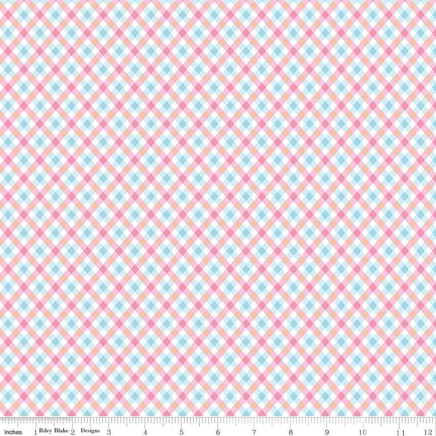 Plaid Pink from Love Notes by Lindsay Wilkes for Riley Blake Designs - image 3
