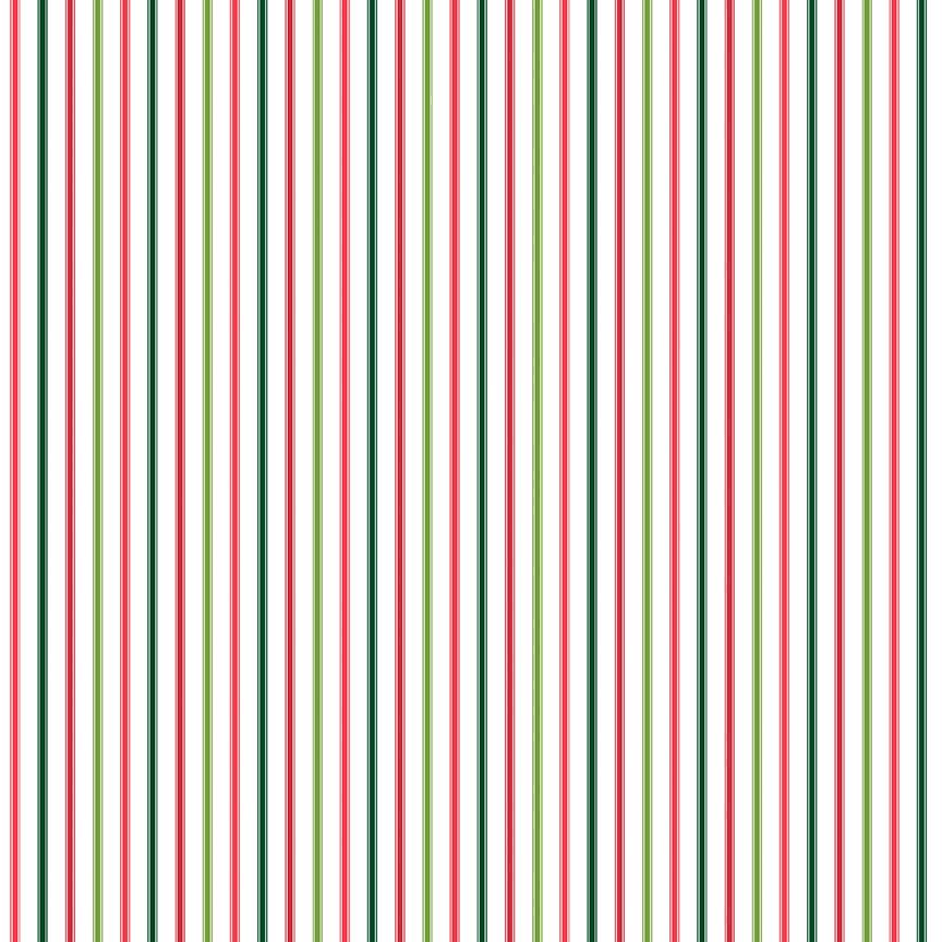 Ticking Stripe Christmas from Seasonal Basic by Christopher Thompson for Riley Blake Designs