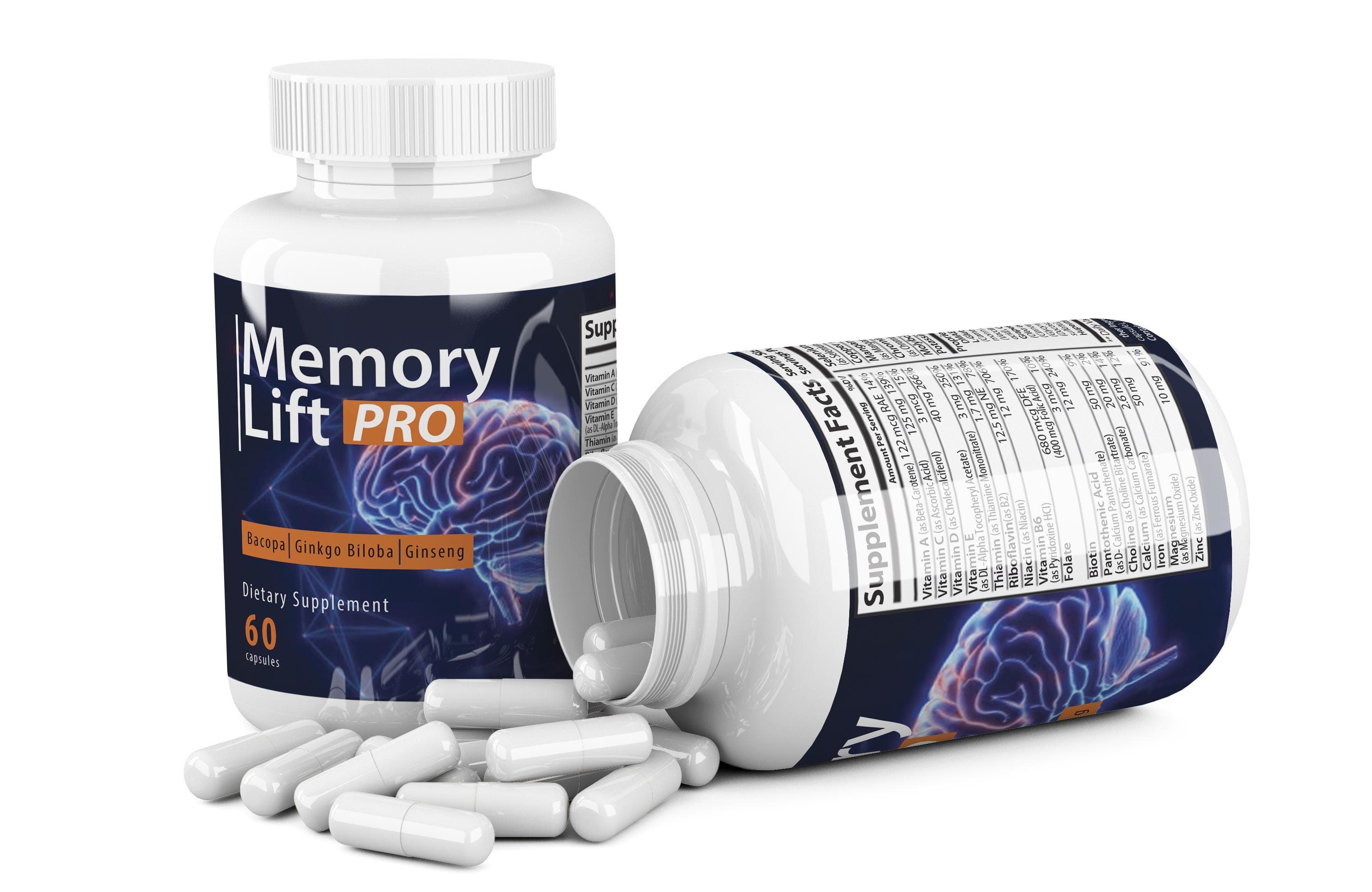 Supplement Bottle Mockup – Digital Download (PNG)