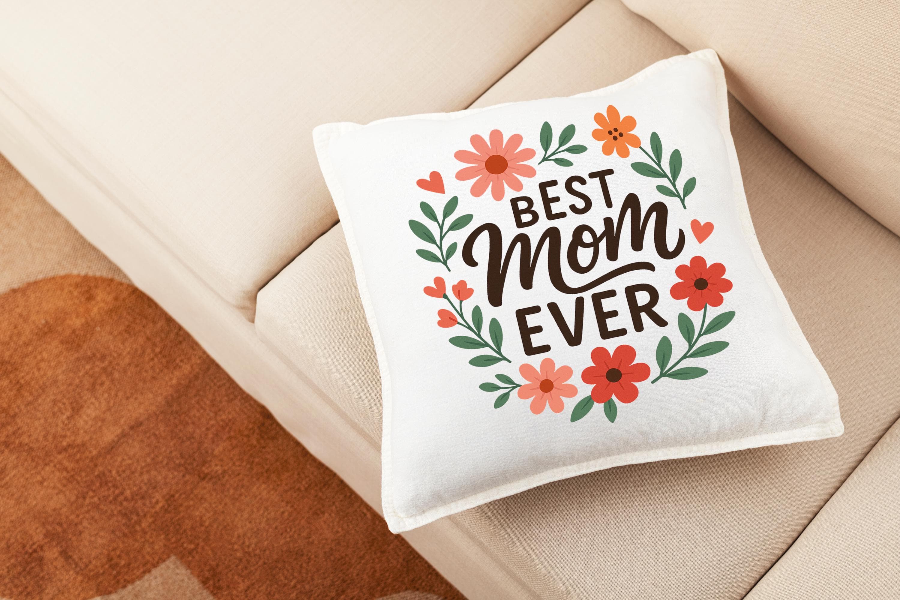 Mom Ever Floral PNG | Mother's Day Gift (Digital Download - image 4