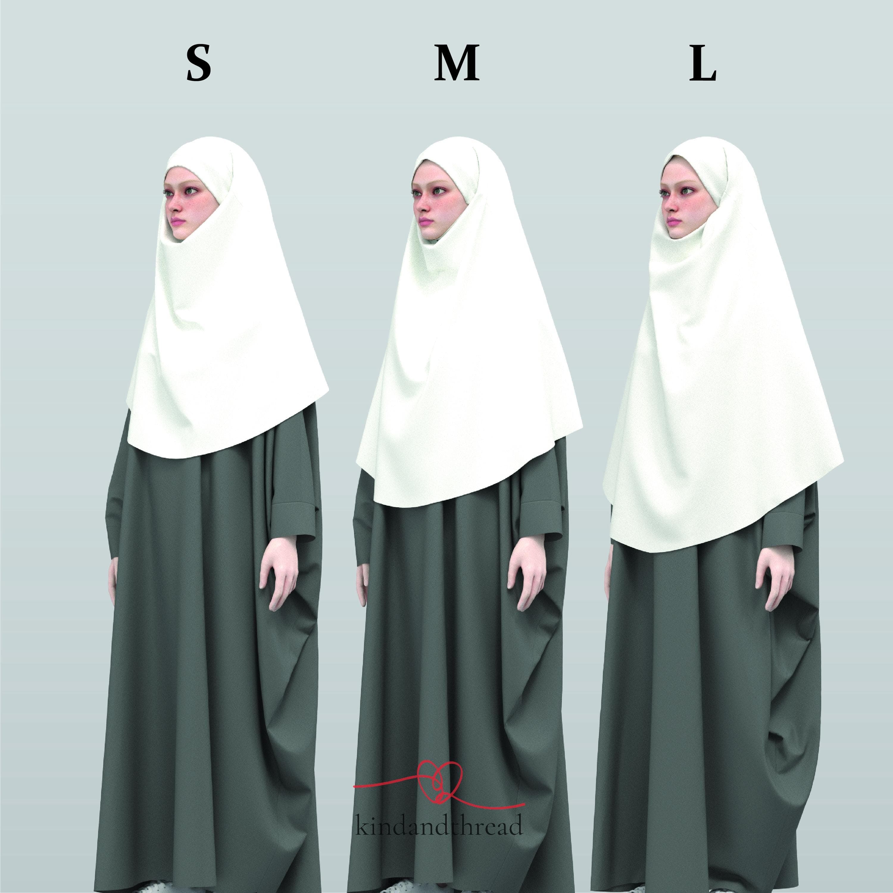 Oval Khimar Sewing Pattern PDF: Beginner-Friendly Modest Hijab Scarf (PDF Digital Download) - image 5