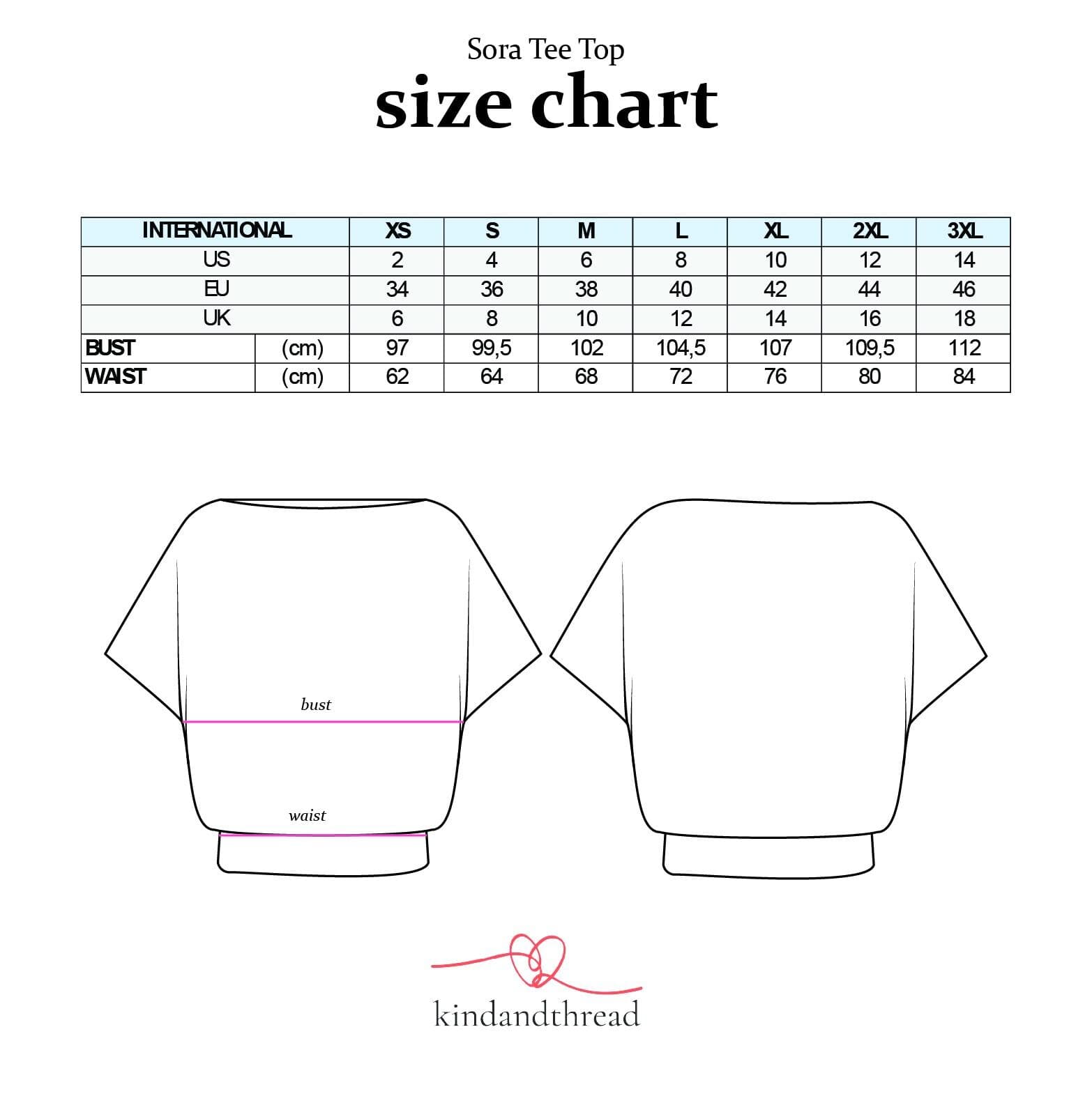 Sora Tee Sewing Pattern: Boat Neck Drop Shoulder Top (PDF Digital Download) - image 4