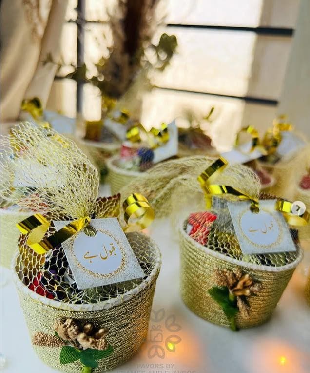 Wedding Favors Matki, Bid Matki, Return Gift
