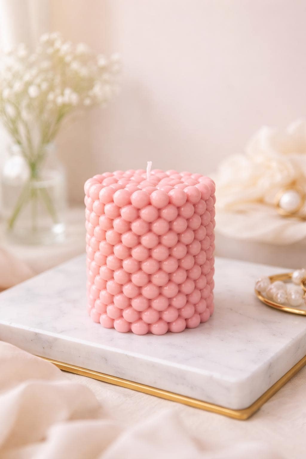 Bubble Candle | Cube Soy Wax Candle | Aesthetic Decor | Minimalist Home | Gift - image 4