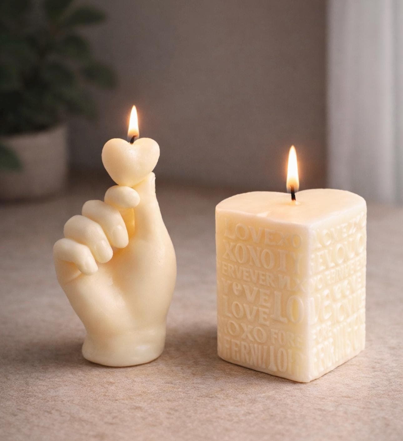 Handmade Heart Soy Candle Love Hand Candle Valentine’s Day Gift Candle Gift for Her - image 5