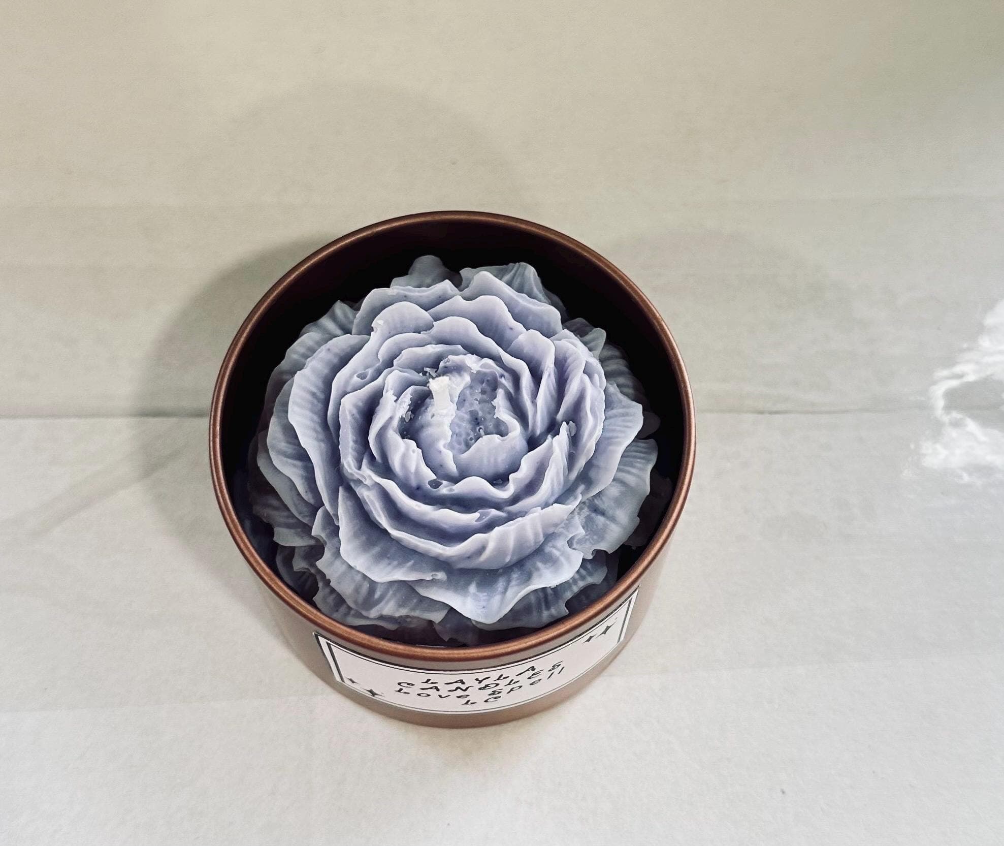 Peony Flower Jar Candle | Handmade Soy Wax | Floral Candle | Romantic Gift | Home Decor - image 4