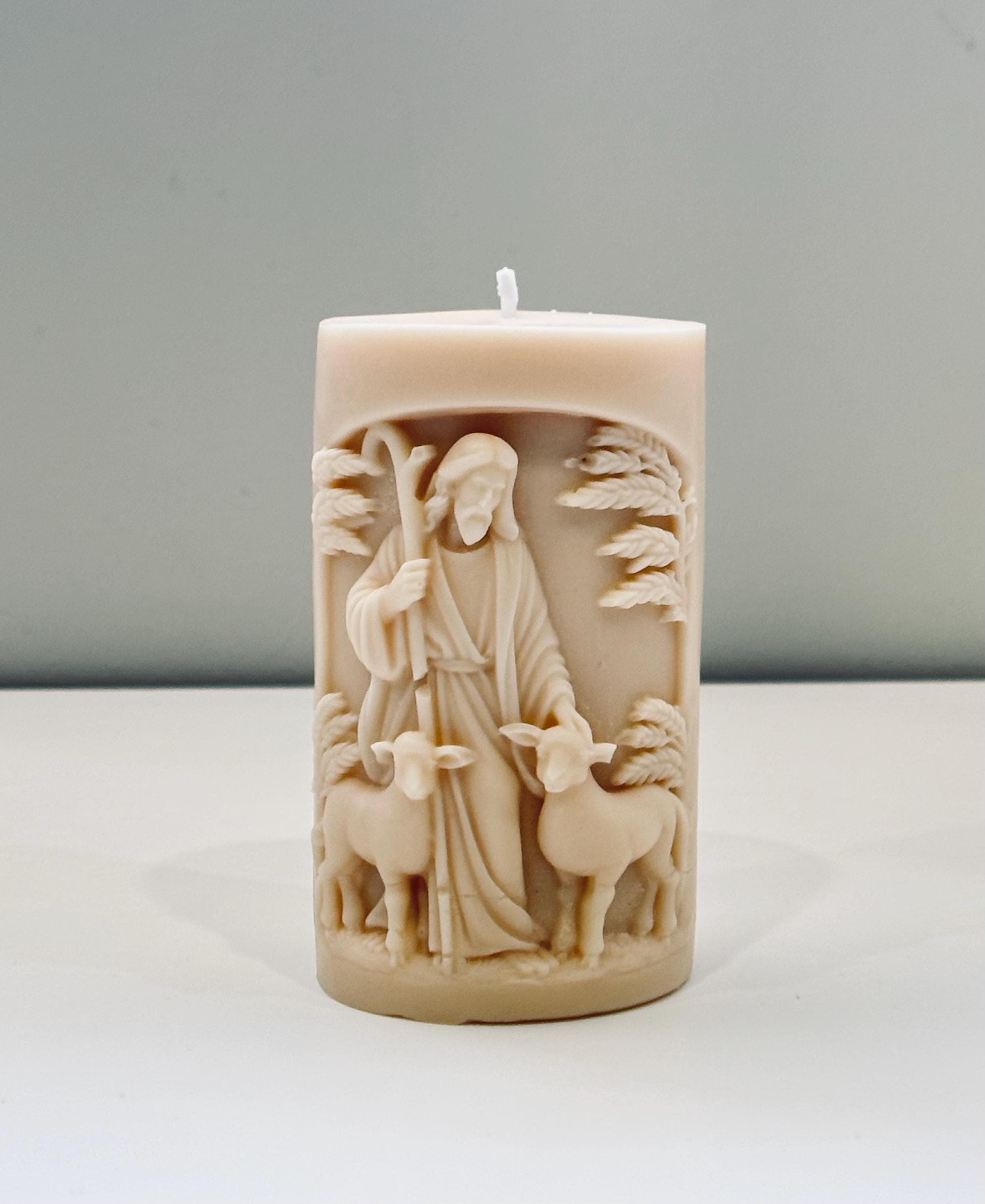 Jesus  Candle  | Catholic Prayer Candle | Religious Home Decor | Catholic Gift - image 3
