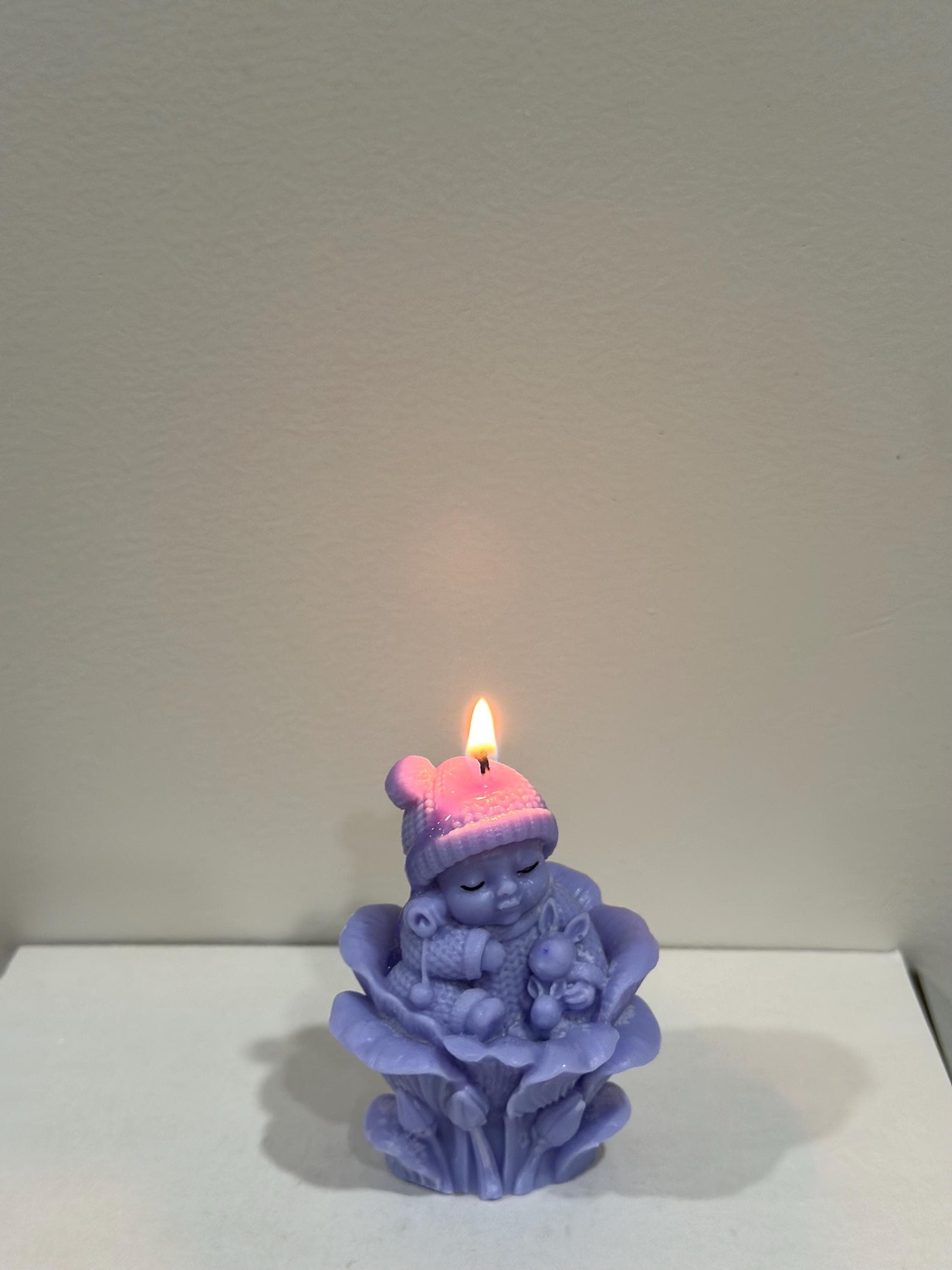 Nursery Bunny Candle | Handmade Soy Wax | Baby Shower Gift | Cute Newborn Decor