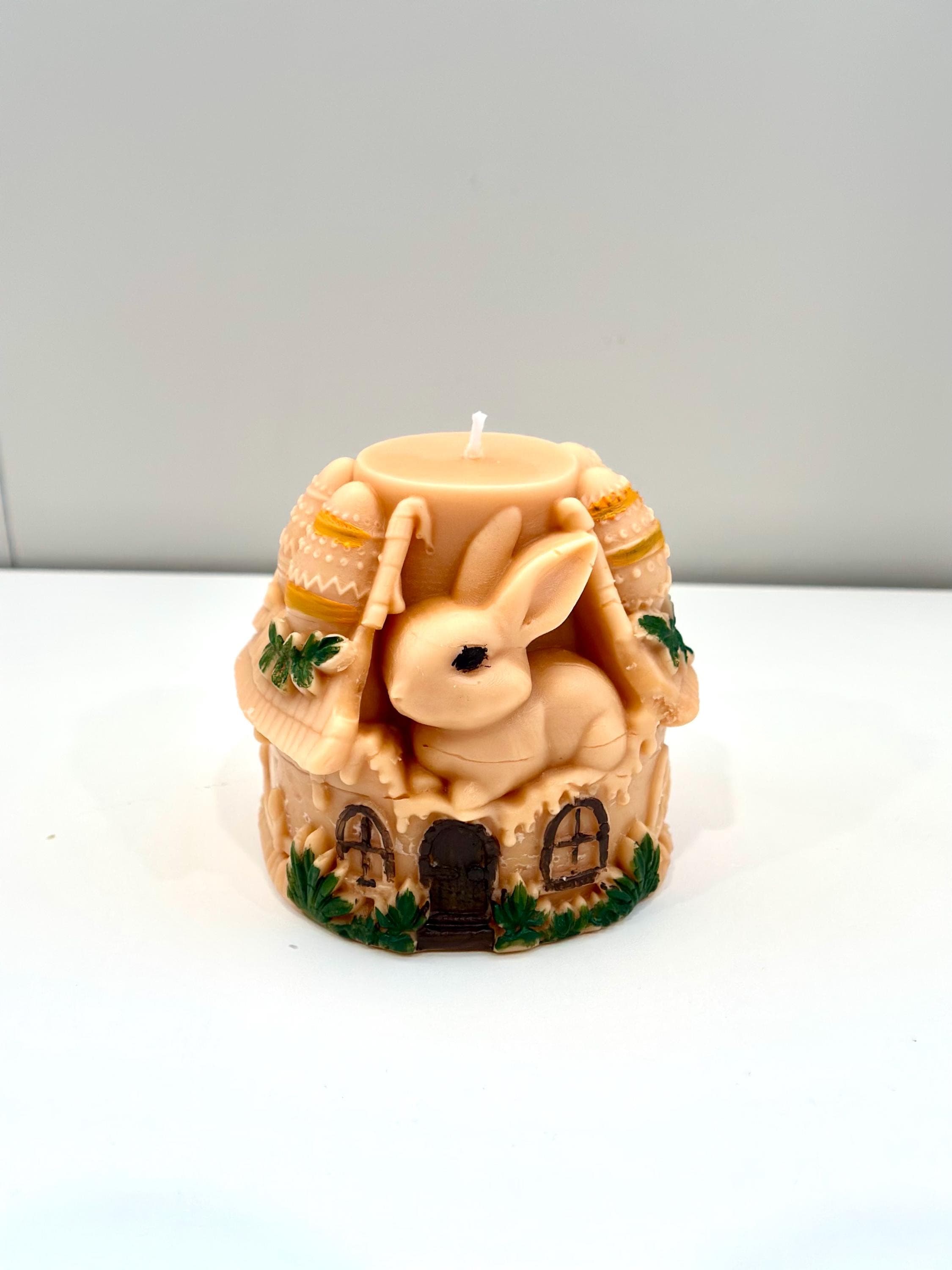 Bunny House Candle | Easter Candle | Cute Gift for Her | Spring Decor | Handmade Soy Candle - image 4