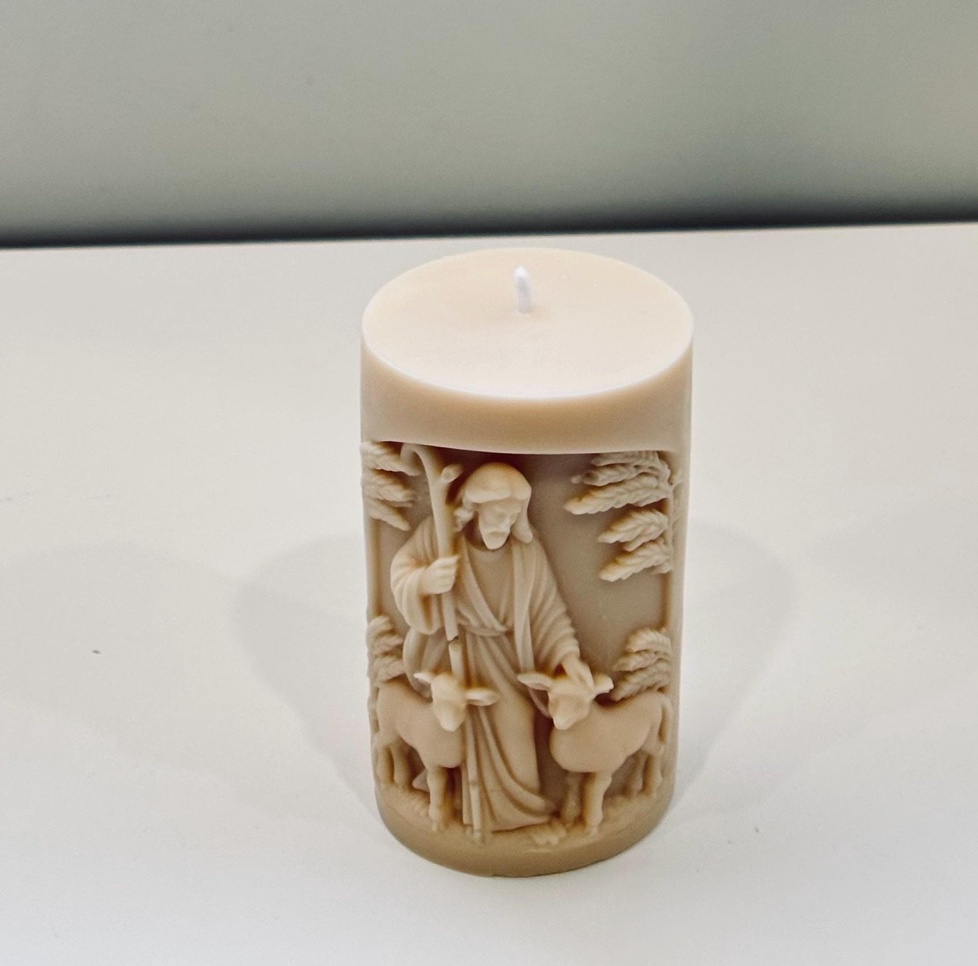 Jesus  Candle  | Catholic Prayer Candle | Religious Home Decor | Catholic Gift - image 5