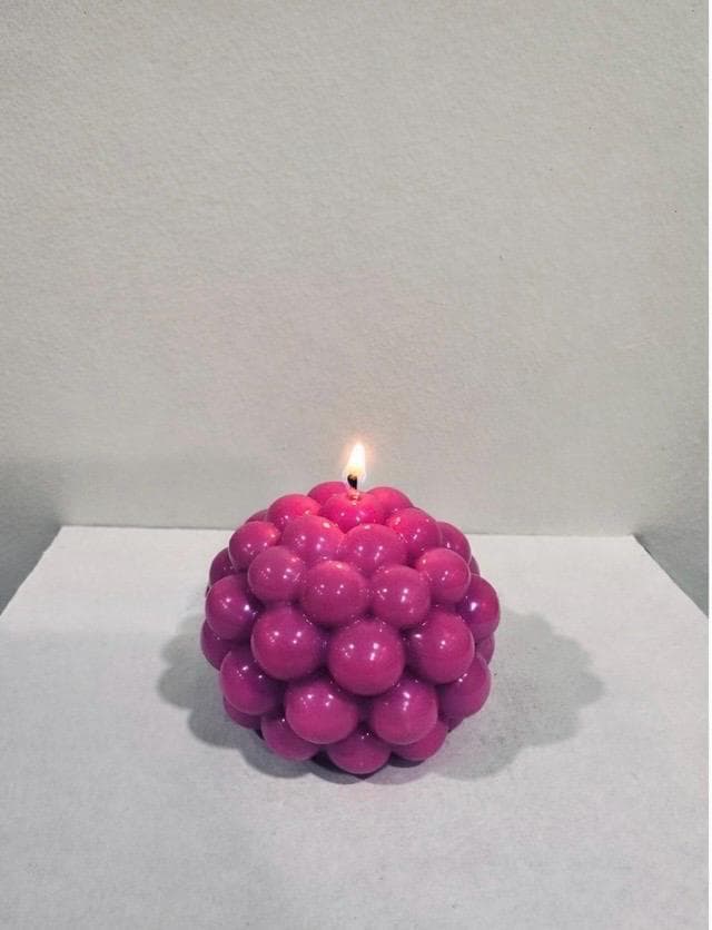 Bubble Candle/Handmade Soy Wax Decorative Cube Candle – Modern Home Decor
