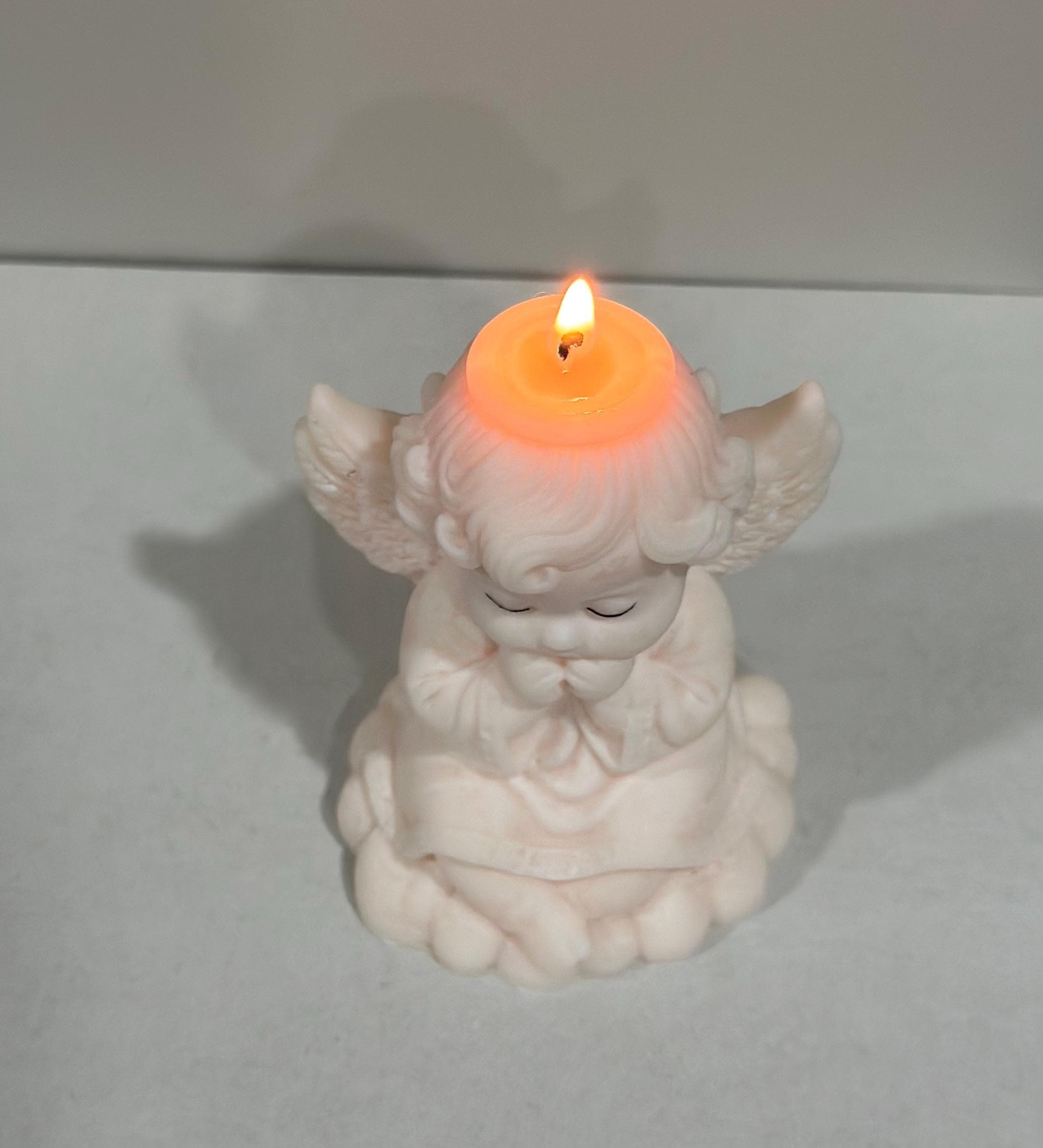 Angel Prayer Candle | Soy Wax Handmade | Memorial Gift | Sympathy Gift | Religious Decor - image 4