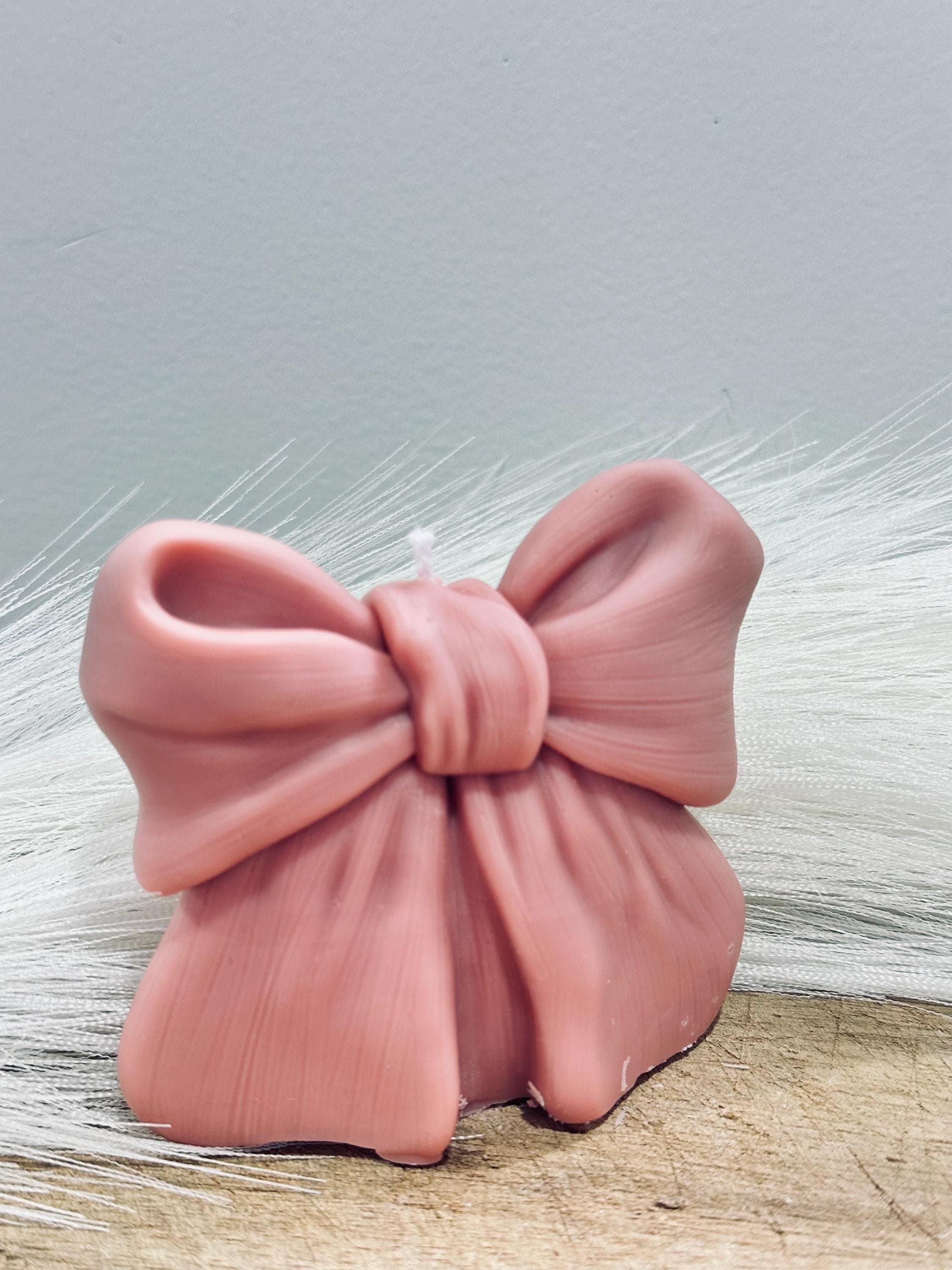 Bow Candle | Cute Gift for Her | Aesthetic Decor | Ribbon Candle | Handmade Soy Candle - image 5