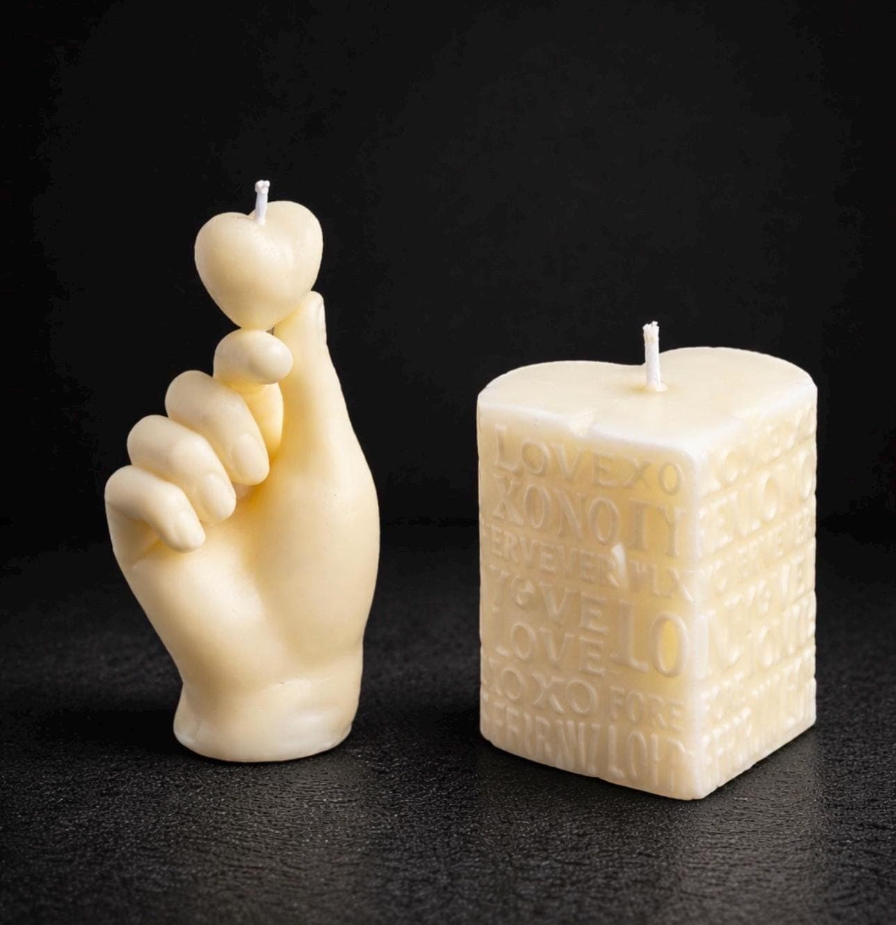 Handmade Heart Soy Candle Love Hand Candle Valentine’s Day Gift Candle Gift for Her - image 4