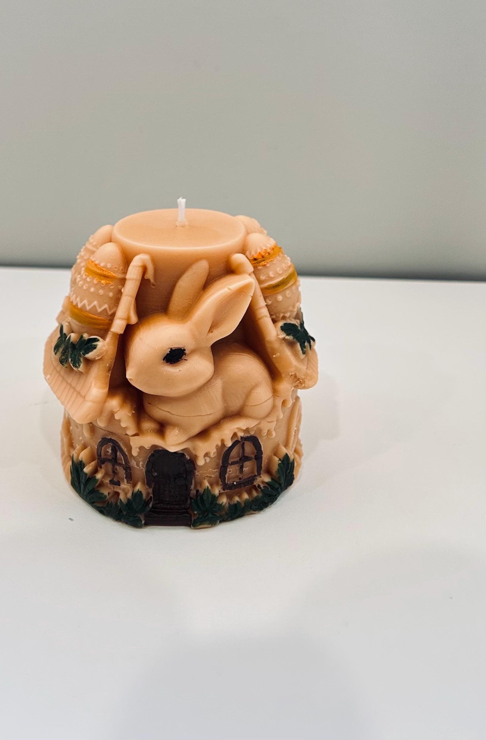 Bunny House Candle | Easter Candle | Cute Gift for Her | Spring Decor | Handmade Soy Candle - image 3
