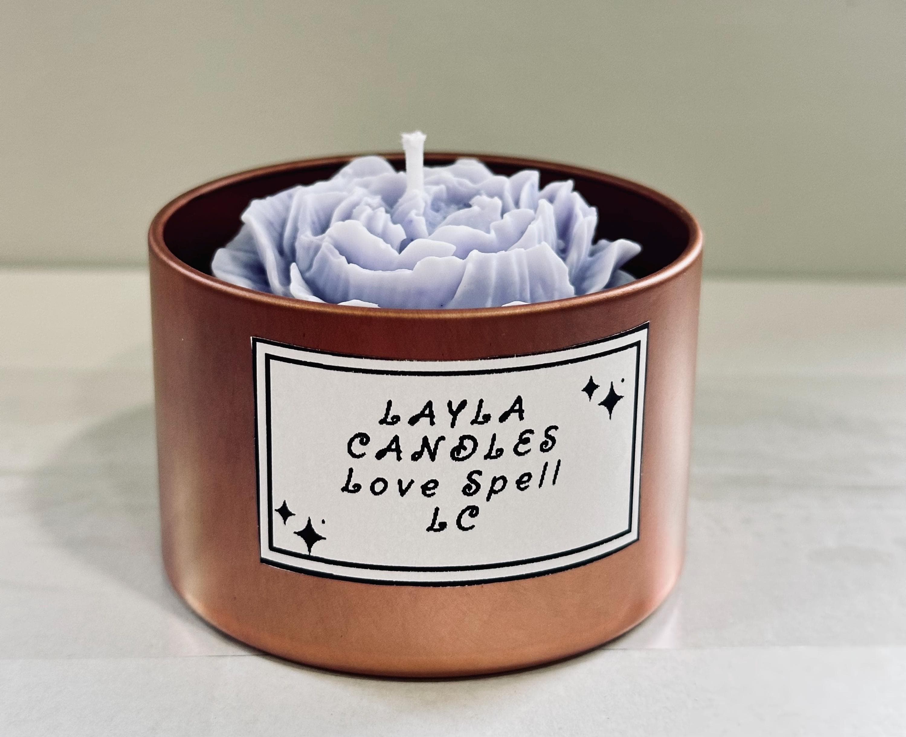 Peony Flower Jar Candle | Handmade Soy Wax | Floral Candle | Romantic Gift | Home Decor