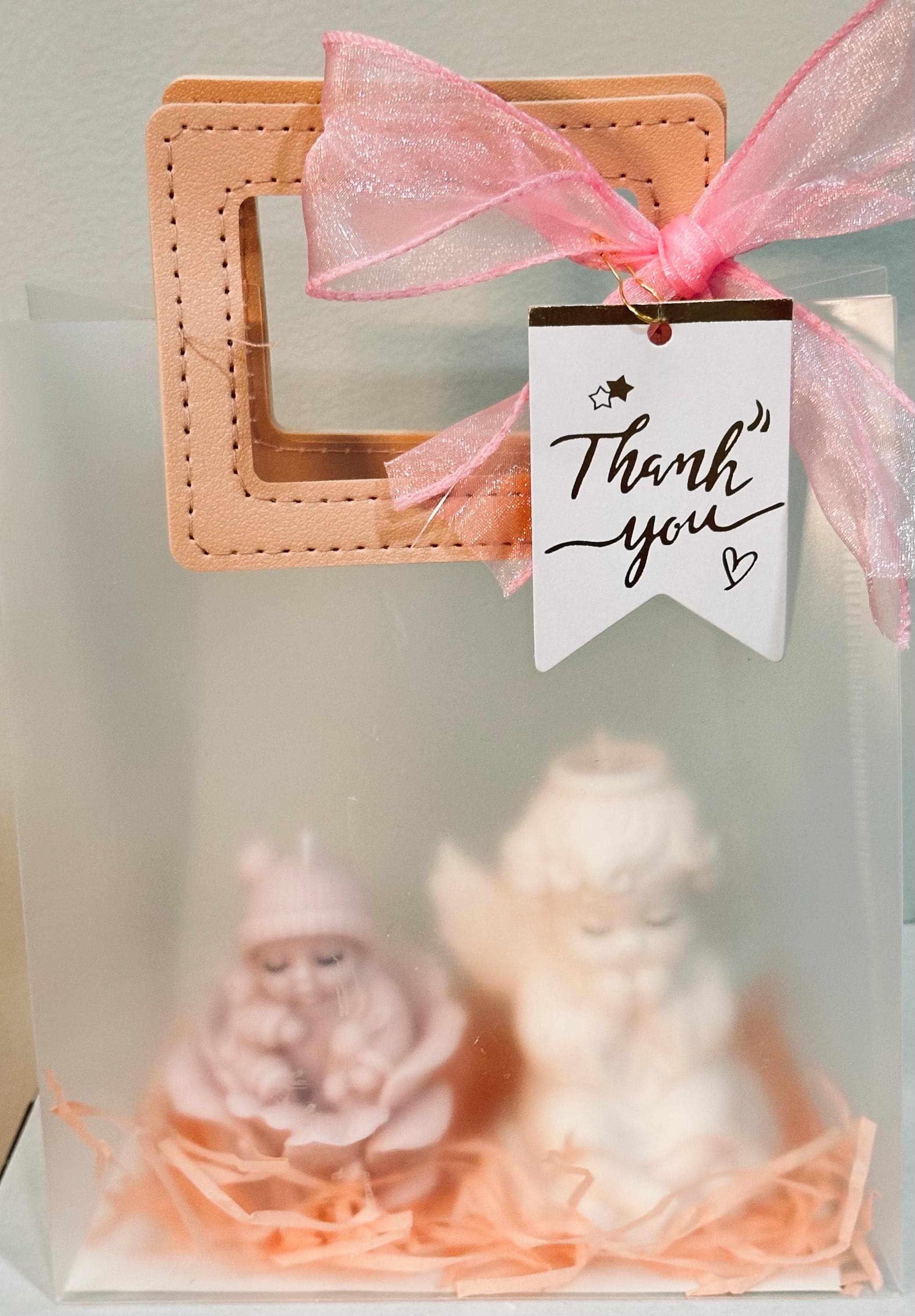 Newborn Candle Gift Set | Angel & Baby Candles | Baby Shower Favor | Baptism Gift | Handmade Soy - image 4