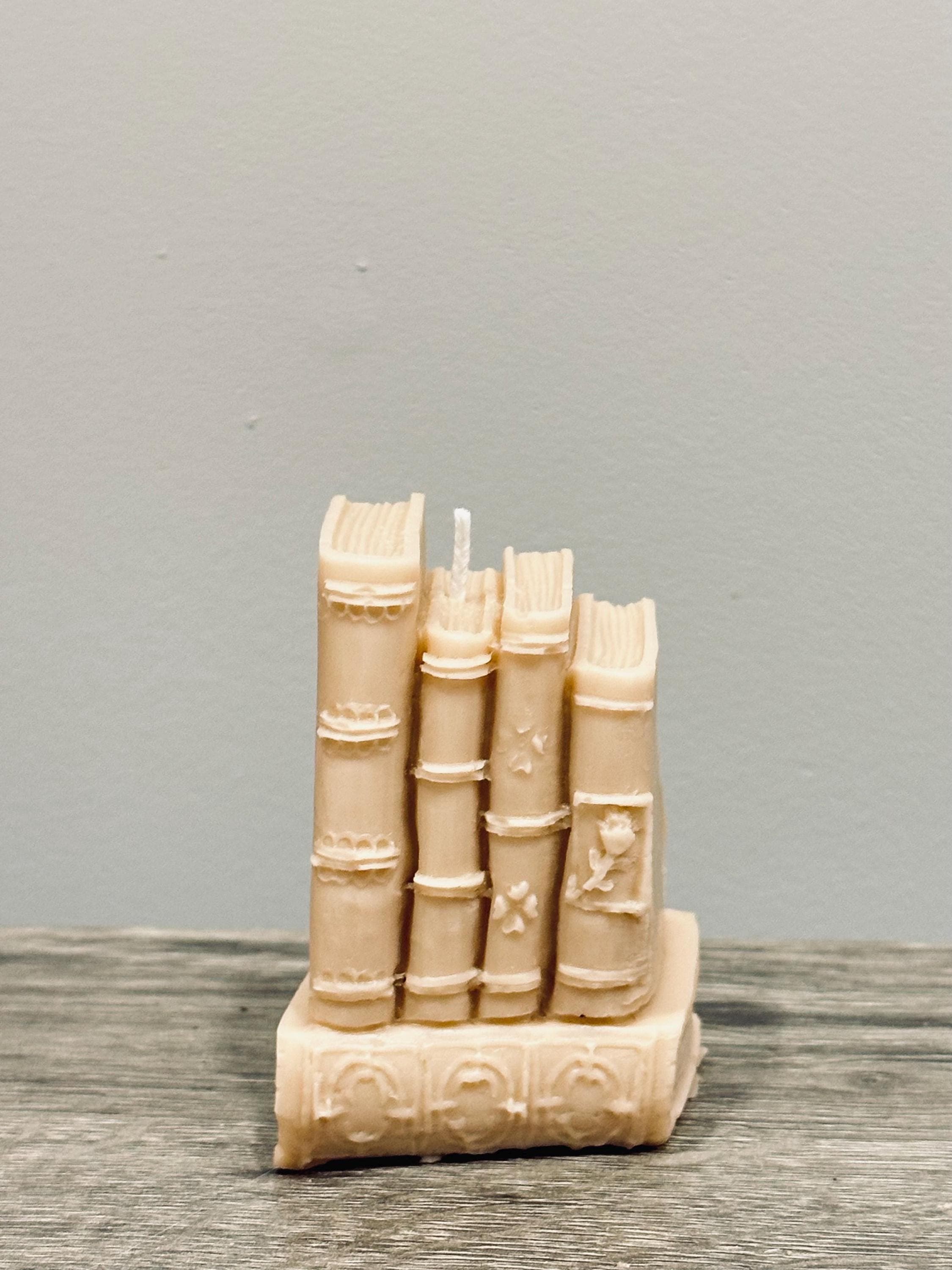 Library Candle Decor | Book Lover Gift | Handmade Soy Wax | Reader Candle | Cozy Home Decor